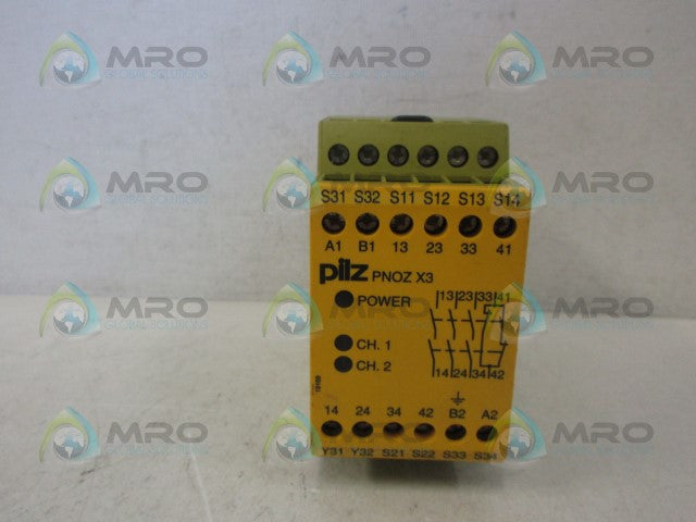PILZ PNOZX33S1O SAFETY RELAY *NEW NO BOX*