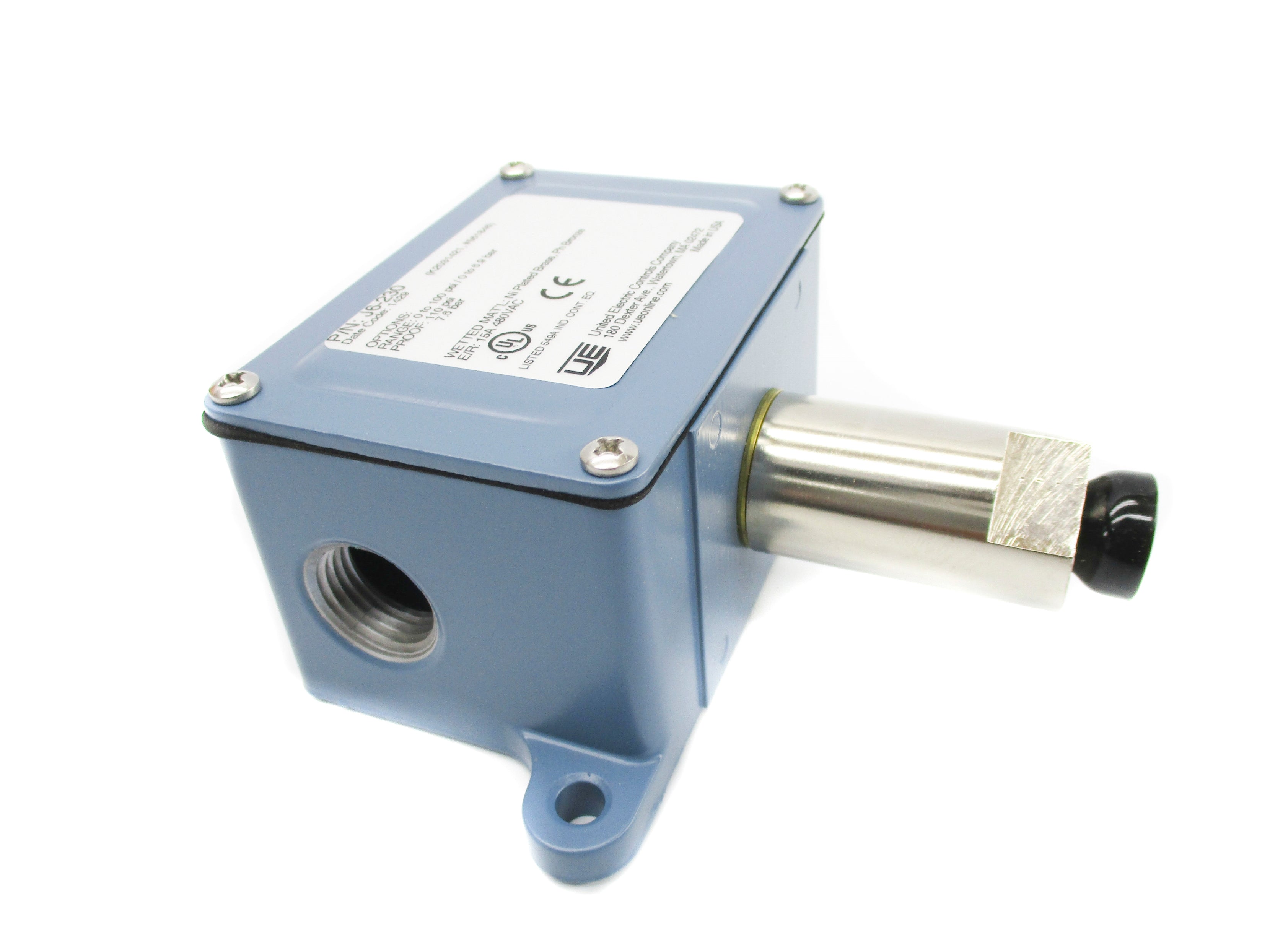 UNITED ELECTRIC J6-230 480VAC 15A 0-100PSI NSMP