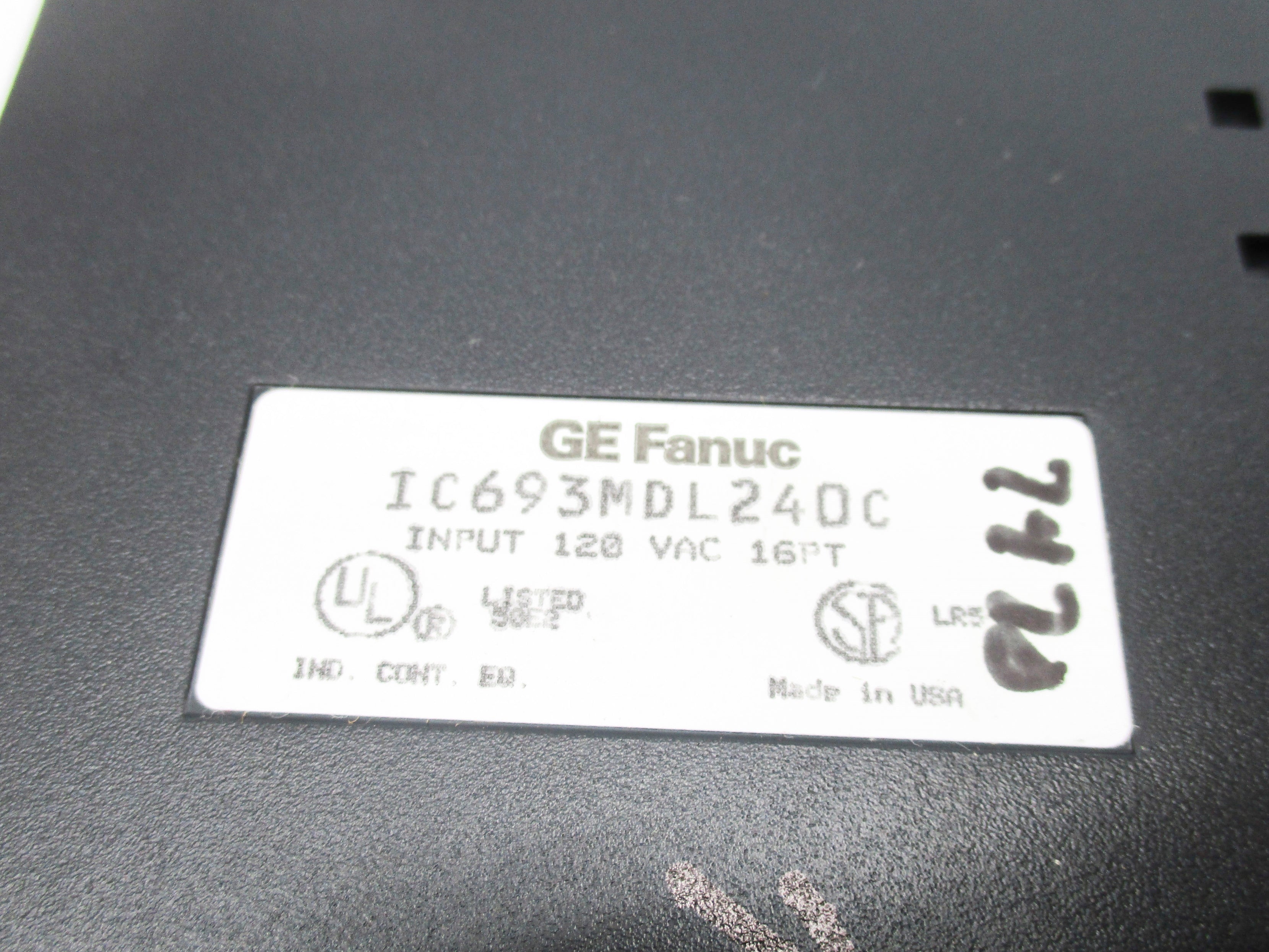 GE FANUC IC693MDL240C 120VAC NSNP