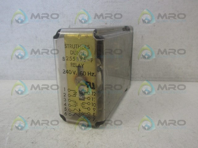 STRUTHERS-DUNN B255BXBP RELAY 240V *USED*