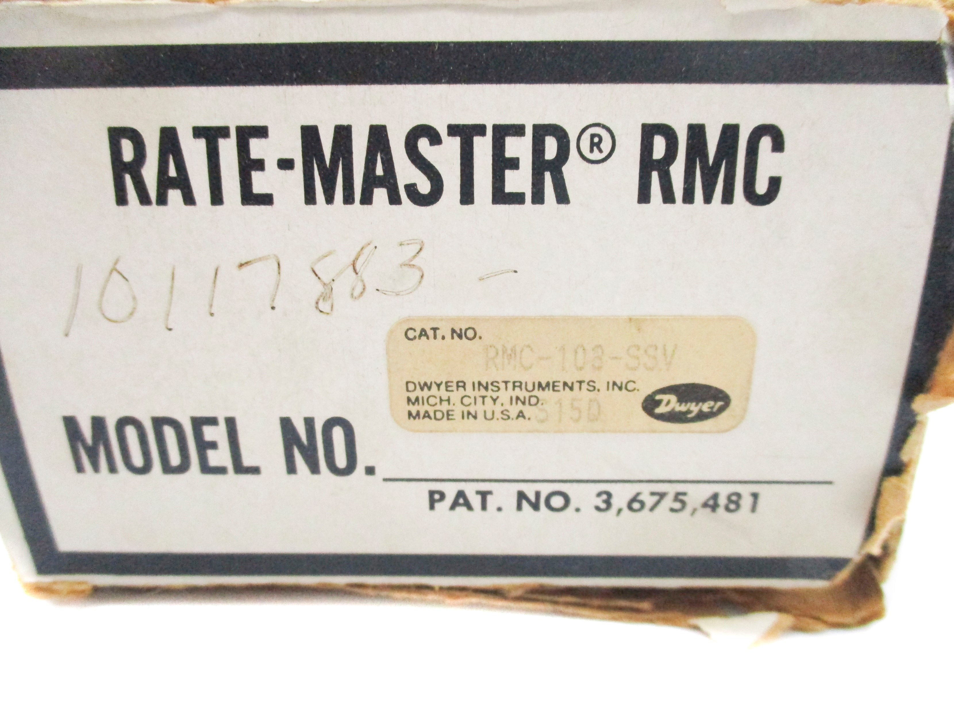 DWYER RMC-103-SSV 20-200PSI NSMP
