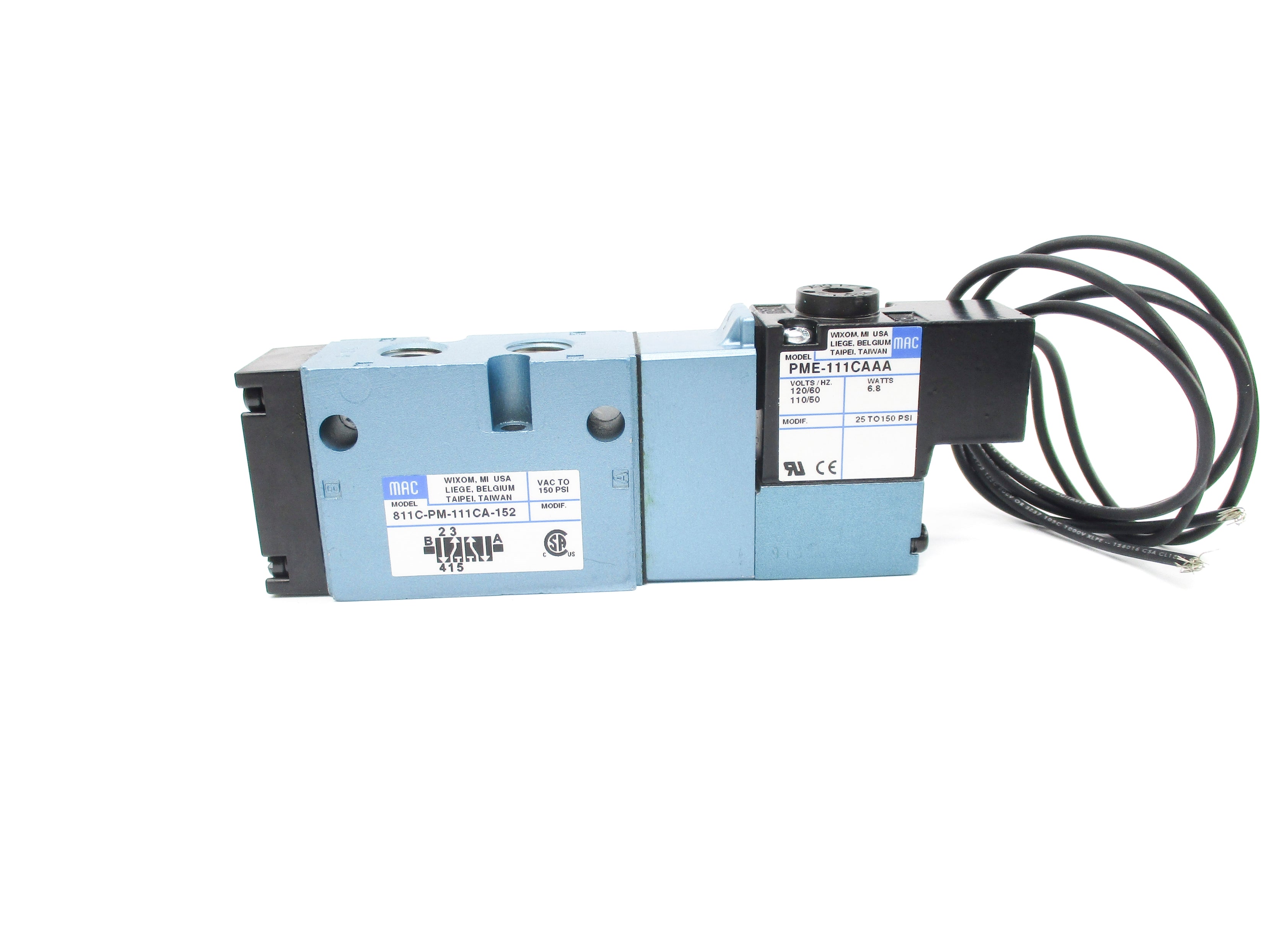 MAC 811C-PM-111CA-152 150PSI 120V NSMP