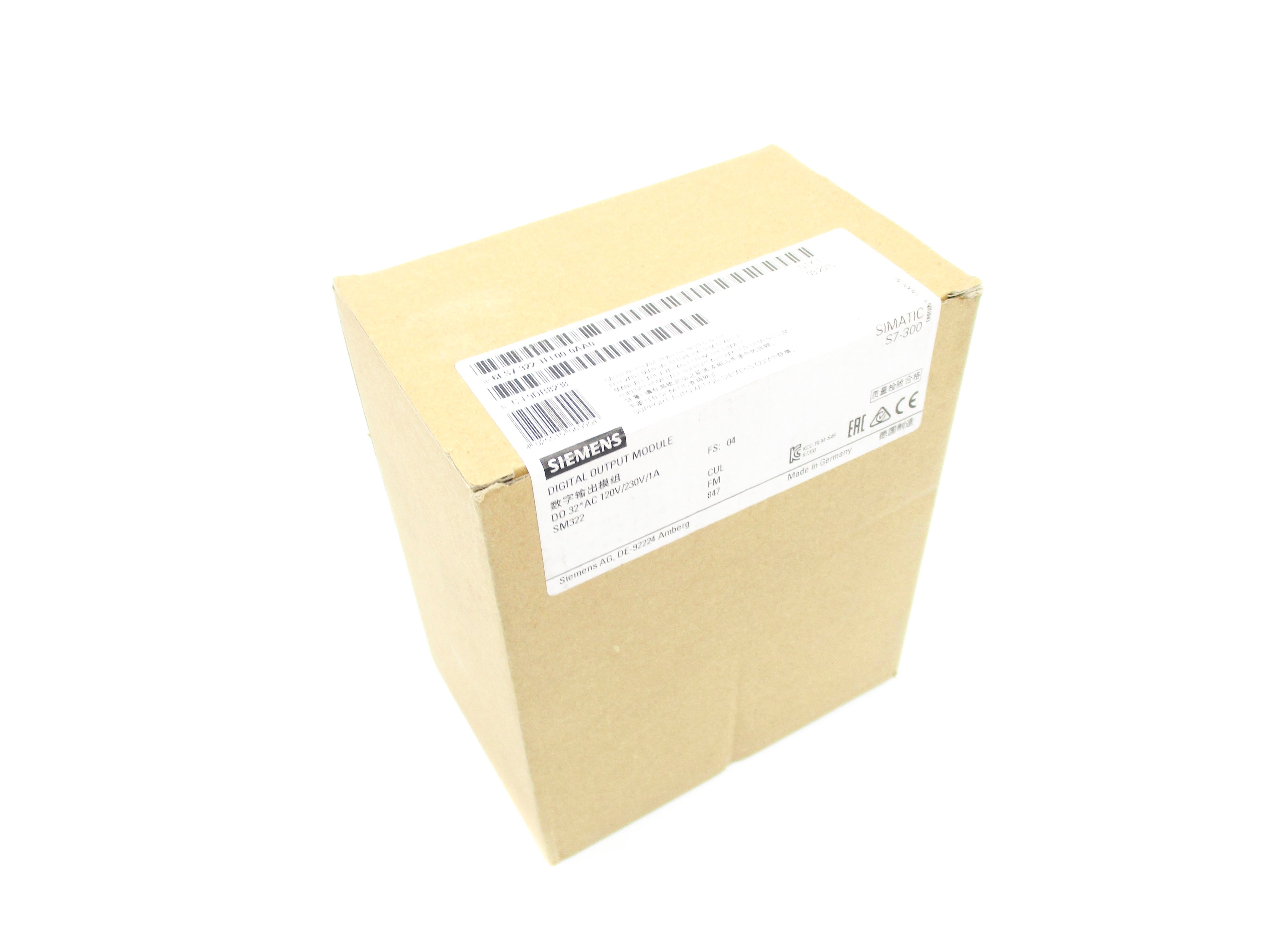 SIEMENS 6ES7322-1FL00-0AA0 120/230V 1A NSFS