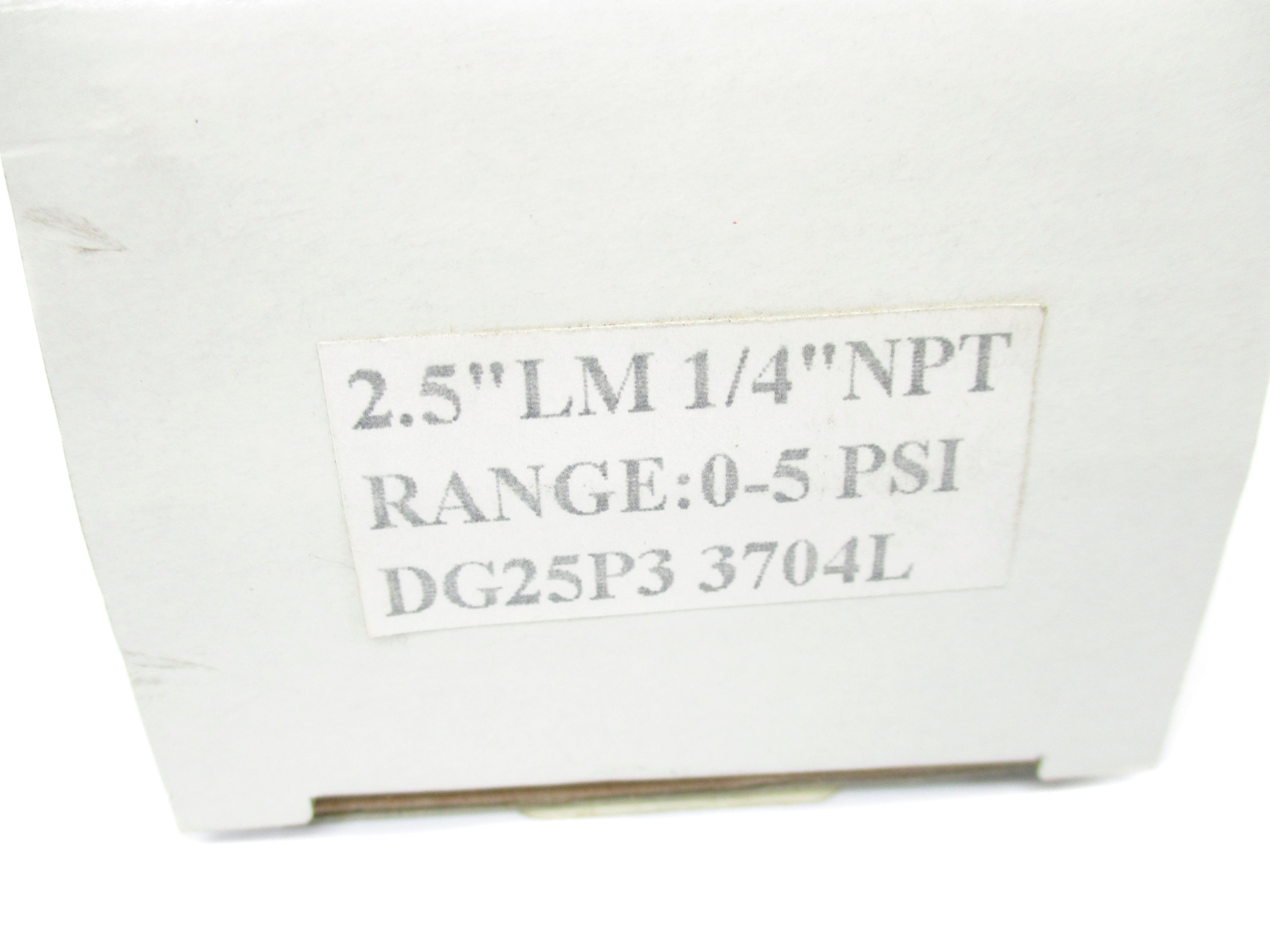 WEISS DG25P3 0-5PSI NSMP
