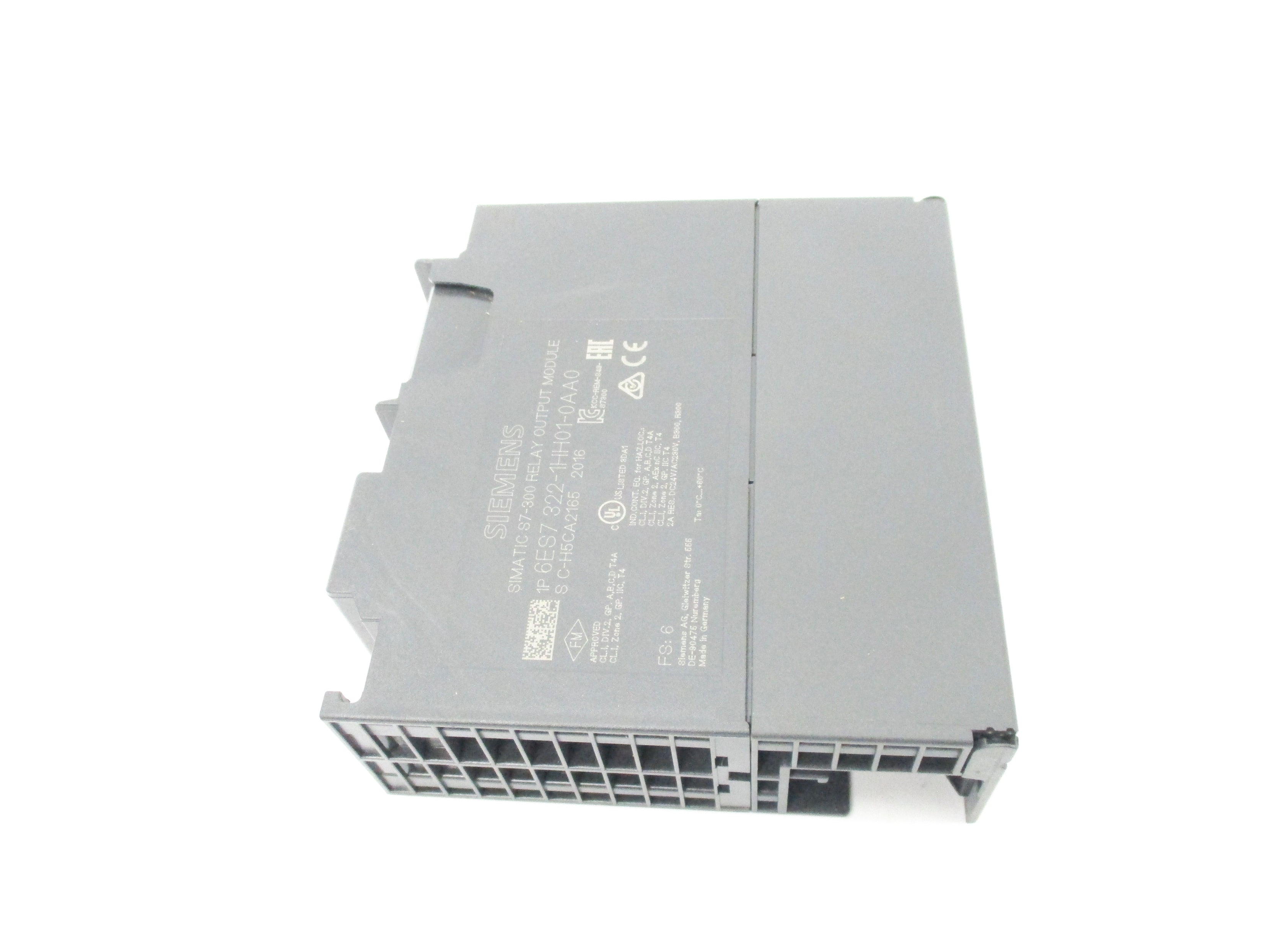 SIEMENS 6ES7322-1HH01-0AA0 (AS PICTURED) NSMP