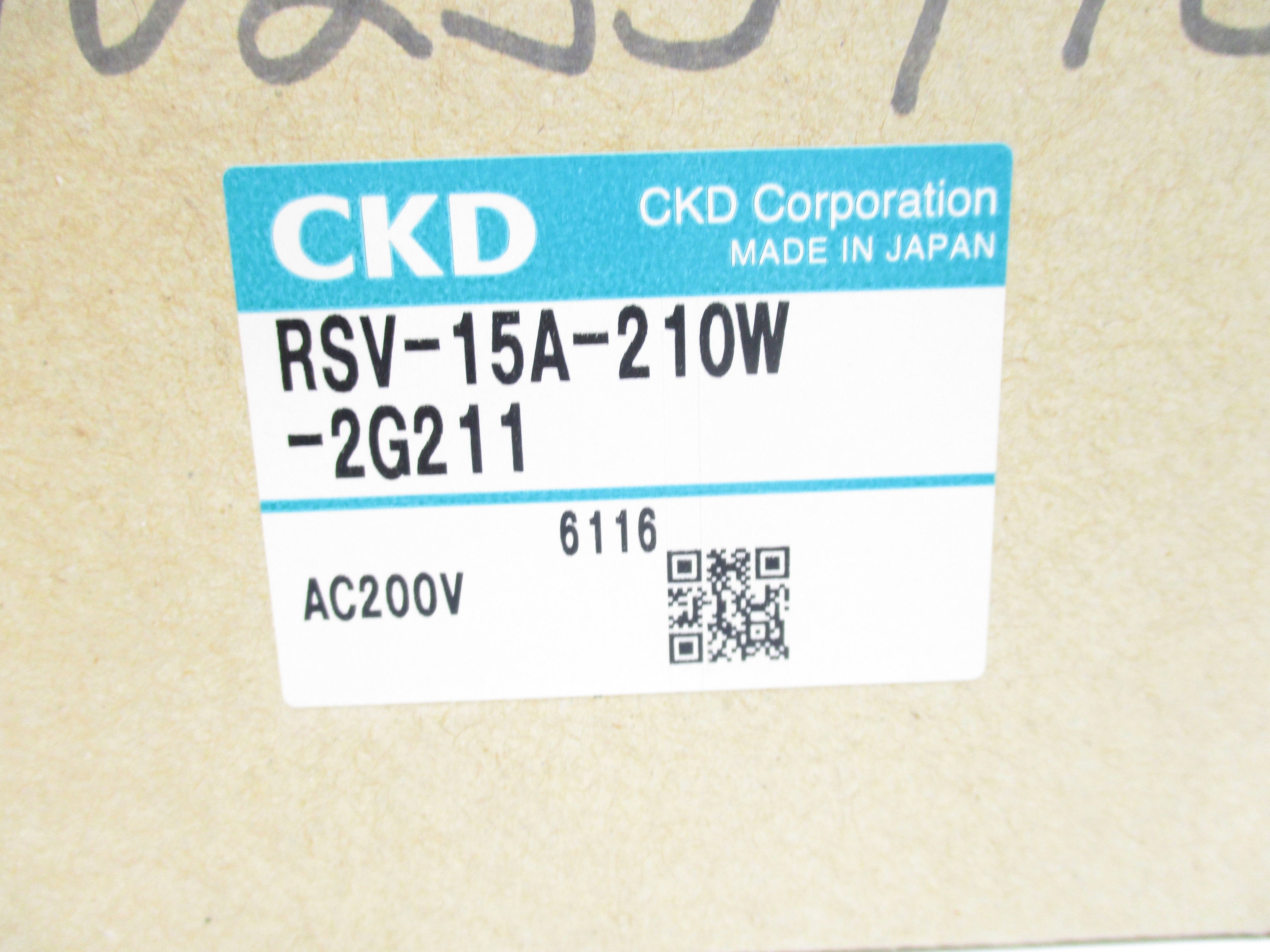 CKD RSV-15A-210W-2G211 200-220V 1/2" NSMP