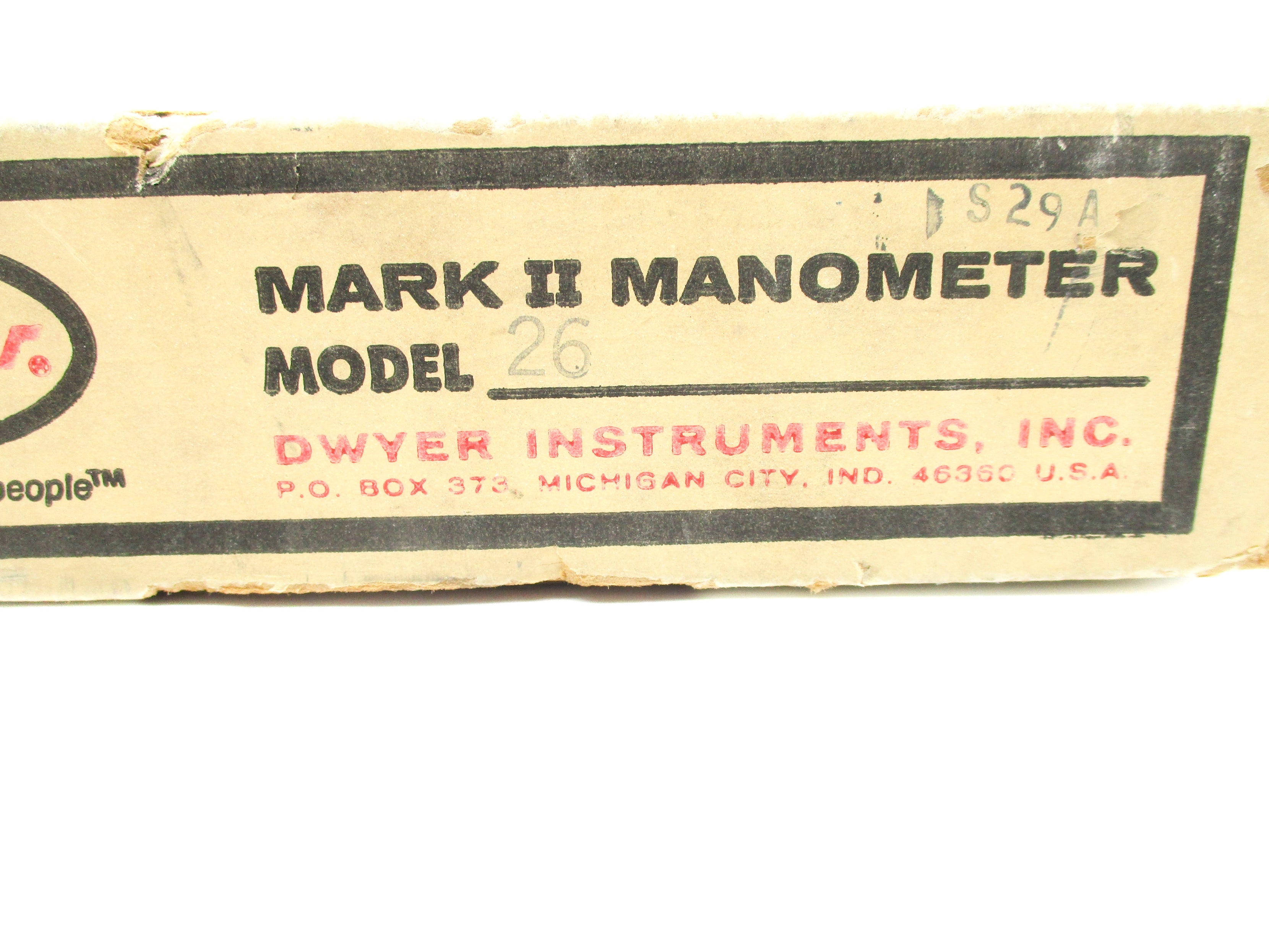 DWYER MODEL 26 -0.1-6IN NSMP