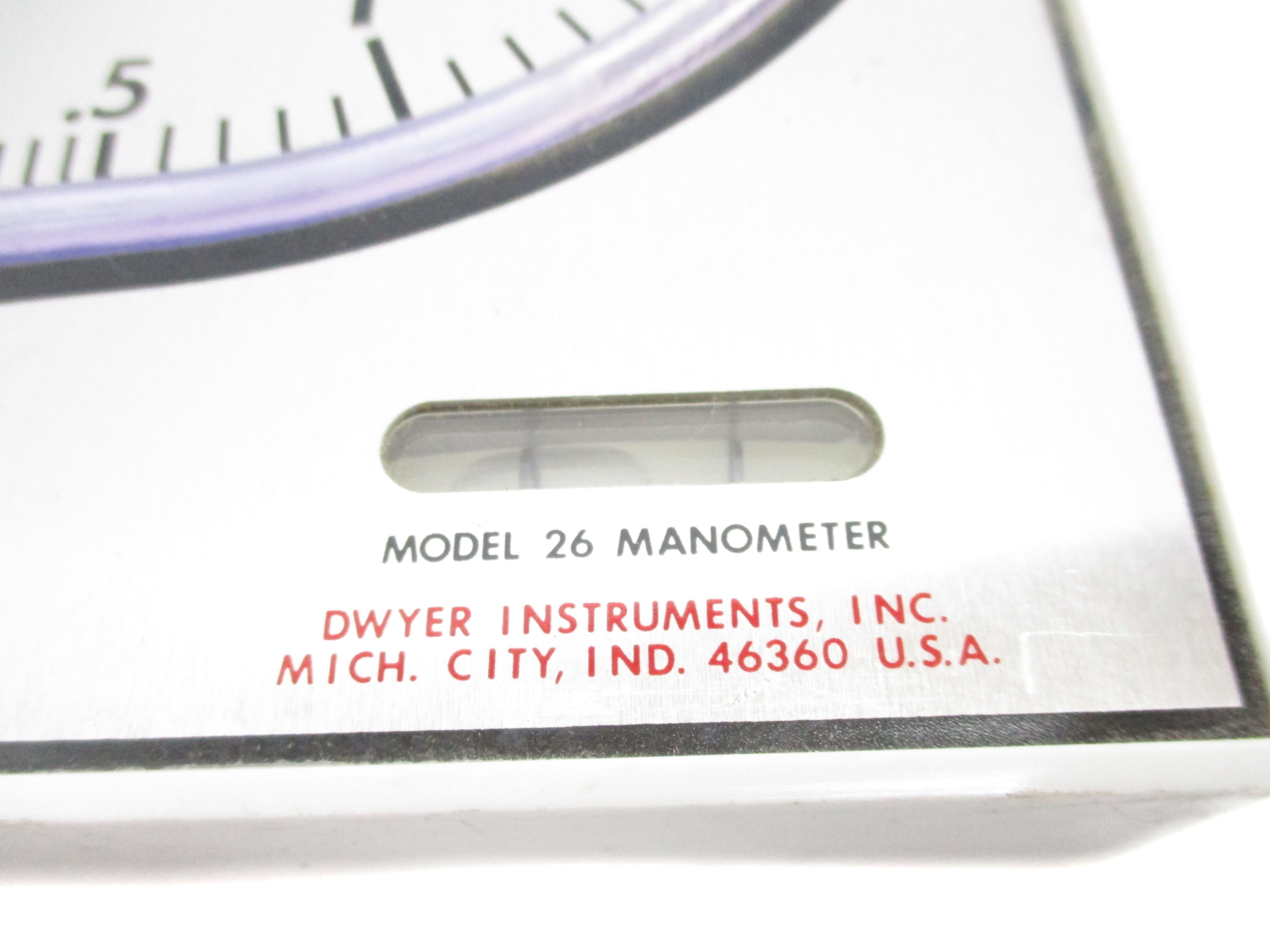 DWYER MODEL 26 0.1-6IN UNMP