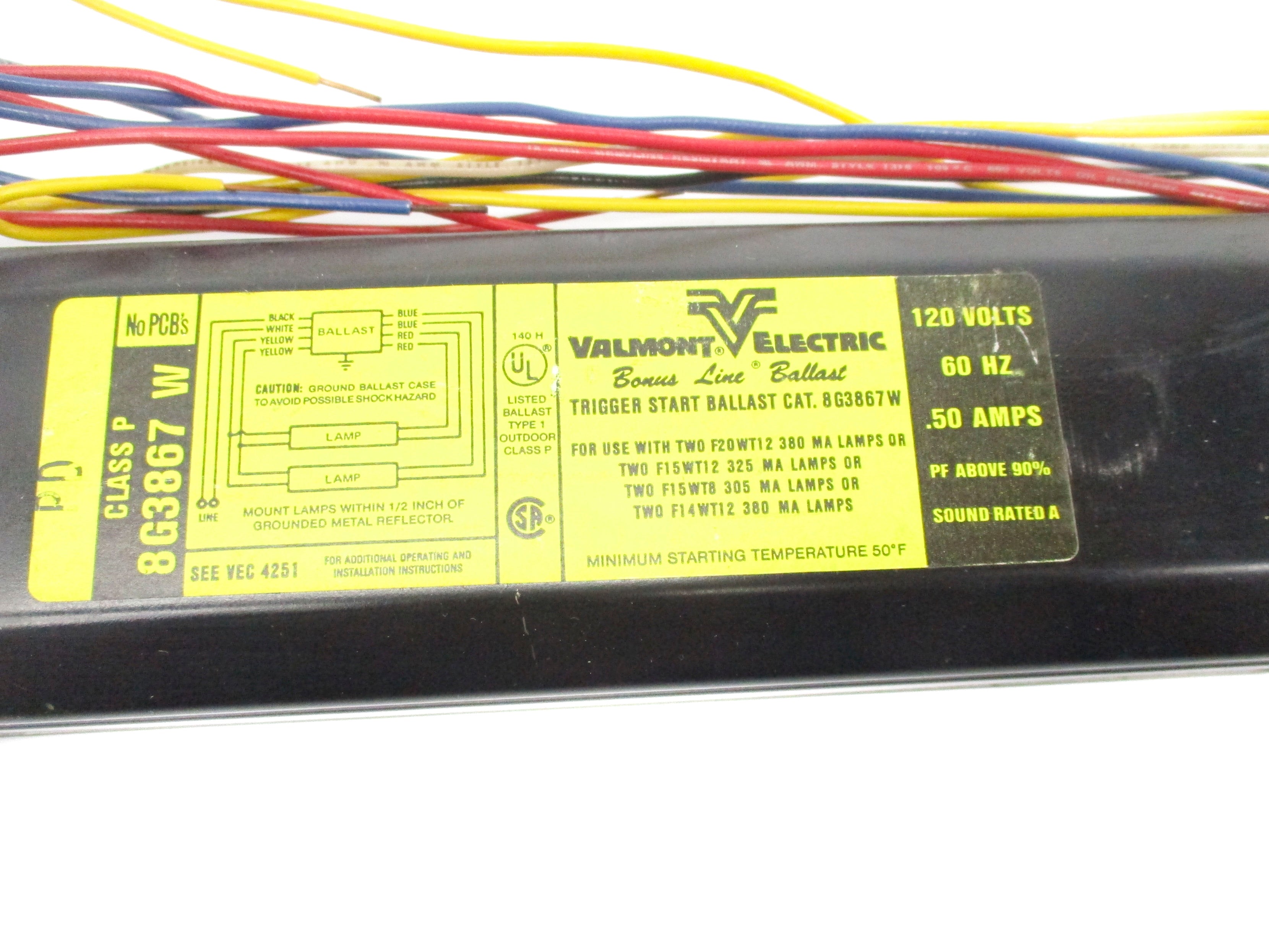 VALMONT ELECTRC 8G3867W NSNP