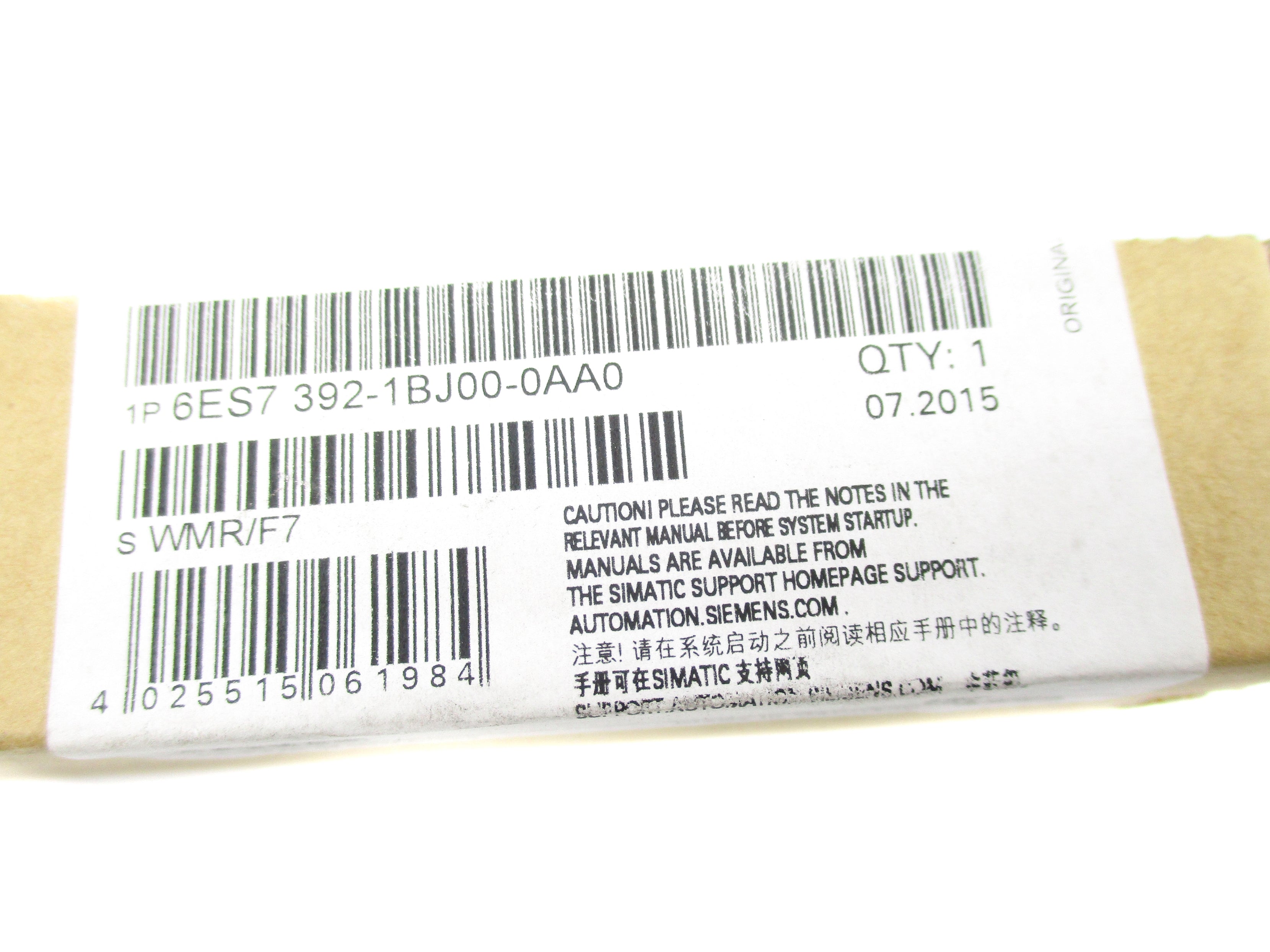 SIEMENS 6ES7392-1BJ00-0AA0 NSFS
