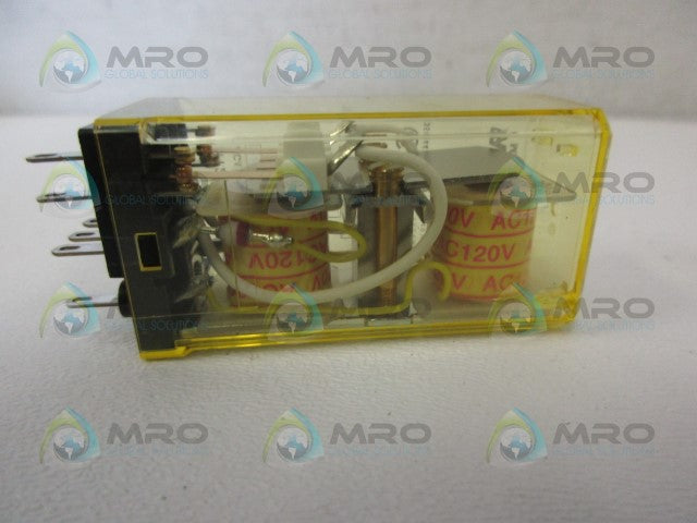 IDEC RY2KS-U RELAY 120V *USED*