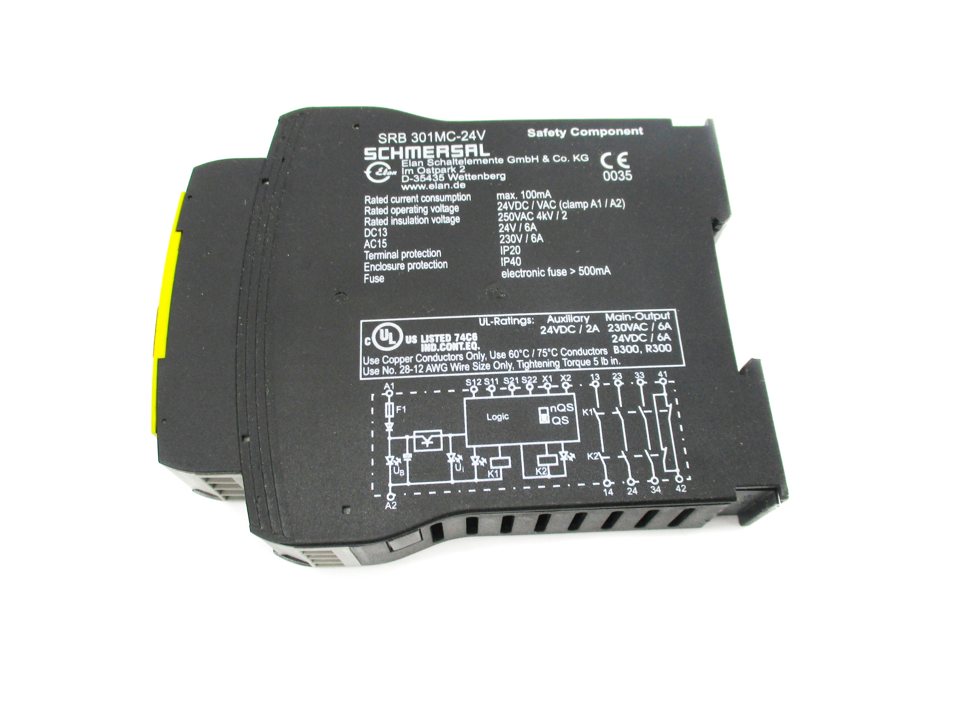 SCHMERSAL 101190684 6A 24VDC NSMP