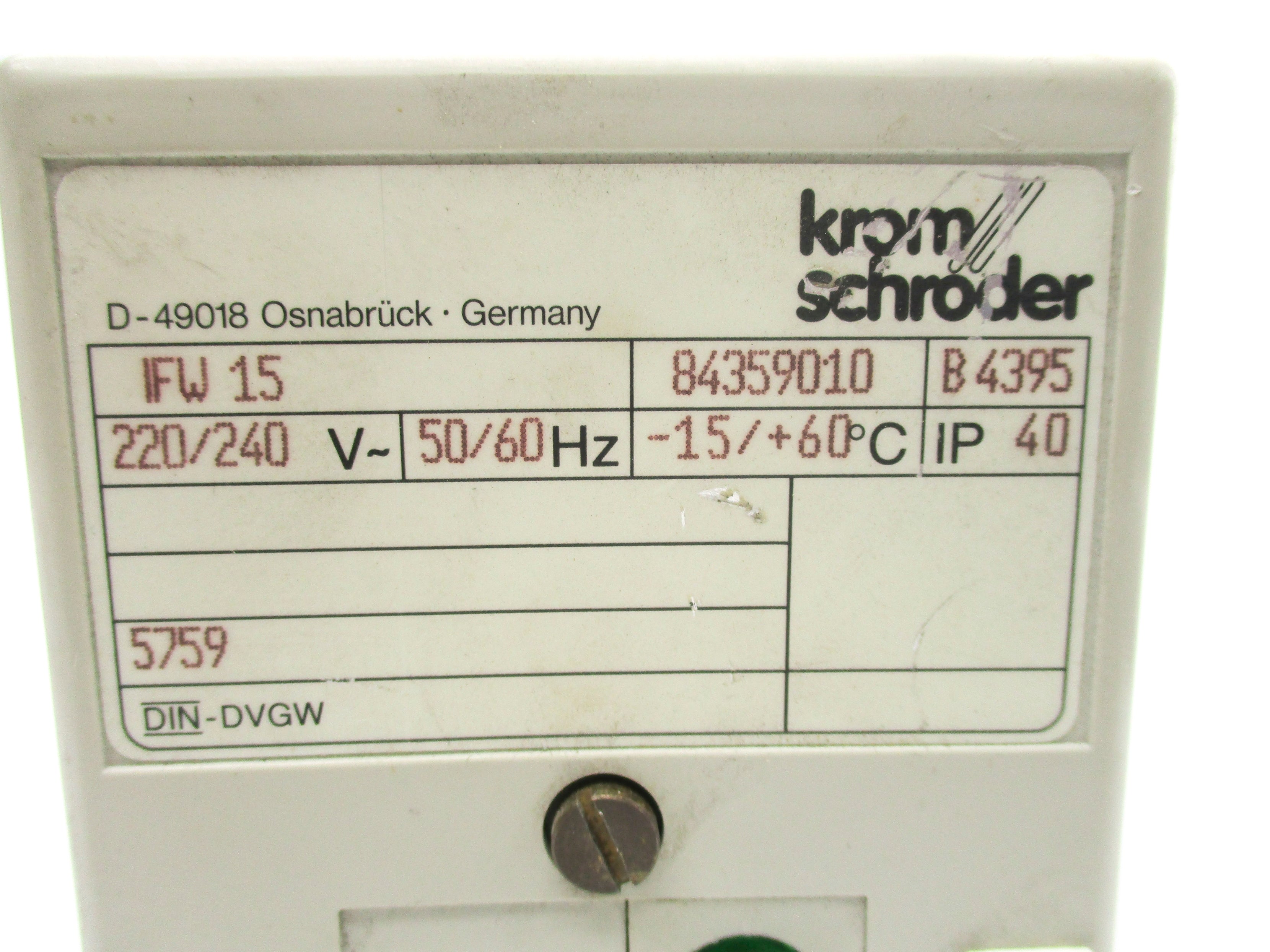 KROM SCHRODER IFW15 84359010 NSNP