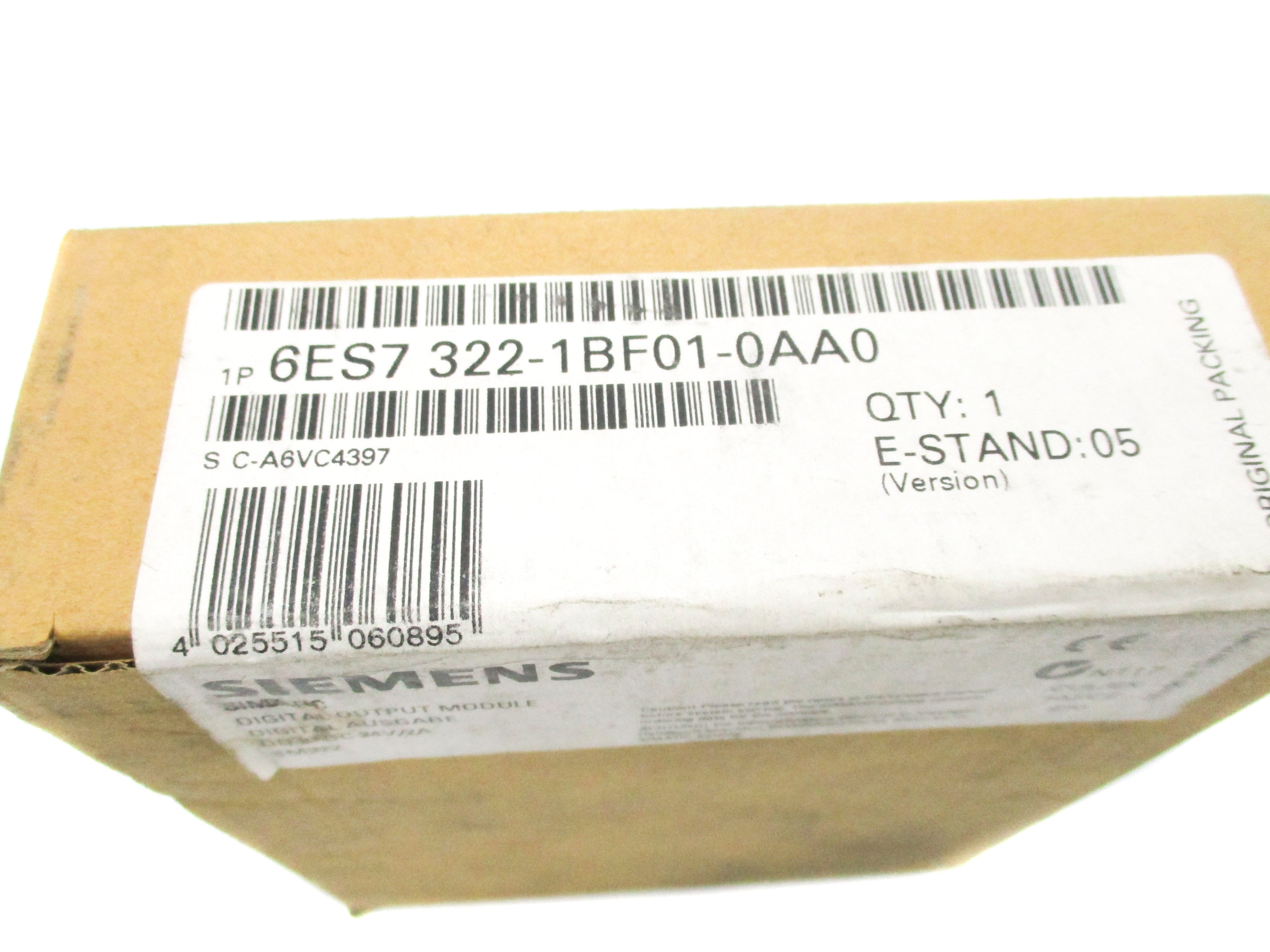 SIEMENS 6ES7322-1BF01-0AA0 24V NSFS