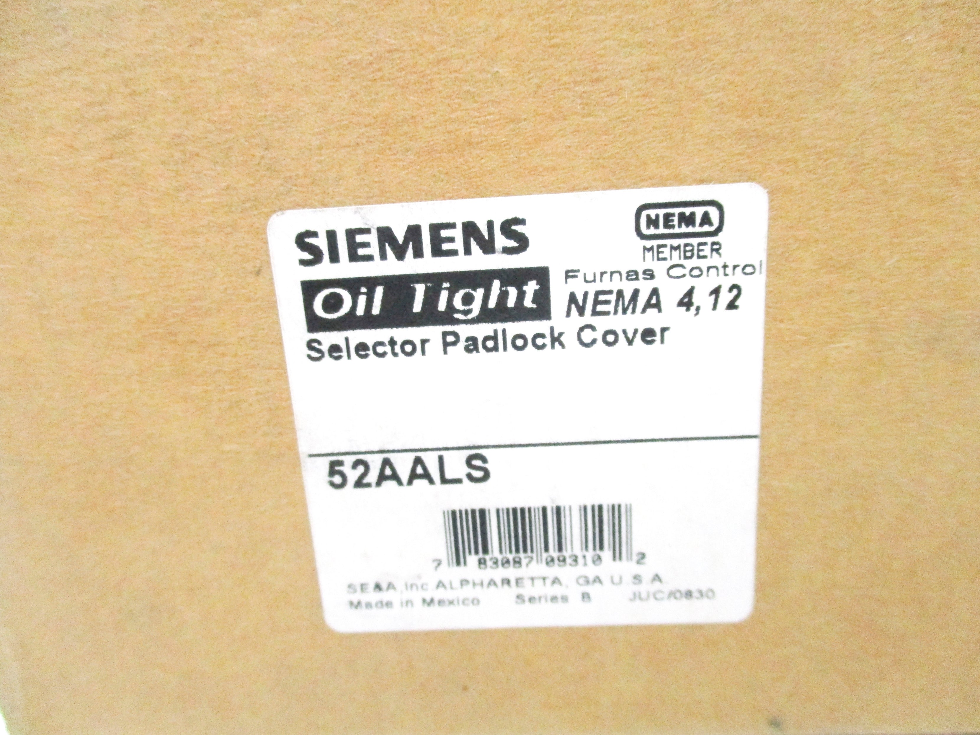 SIEMENS 52AALS SER. B NSMP
