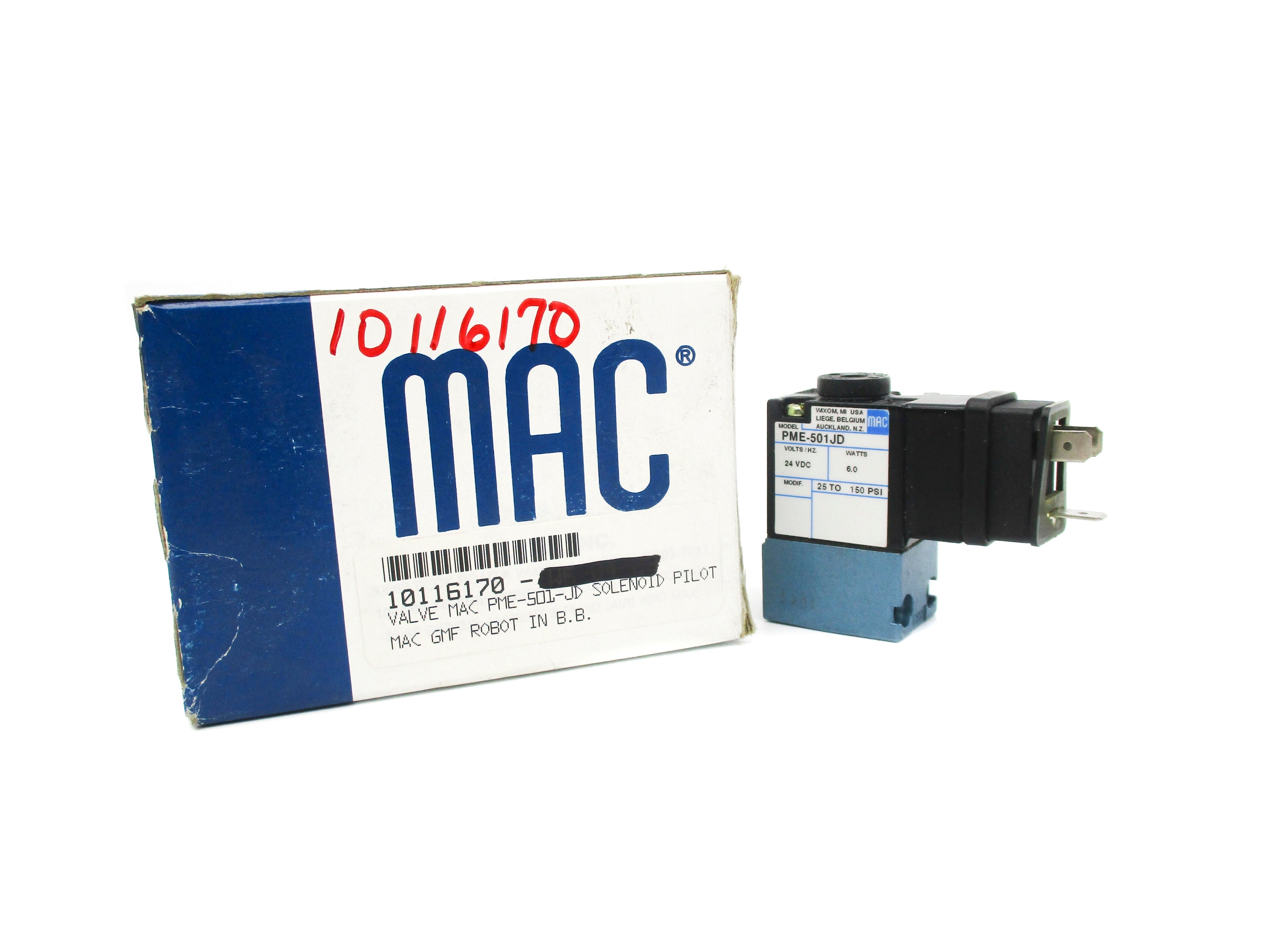 MAC PME-501JD 24VDC 25-150PSI NSMP