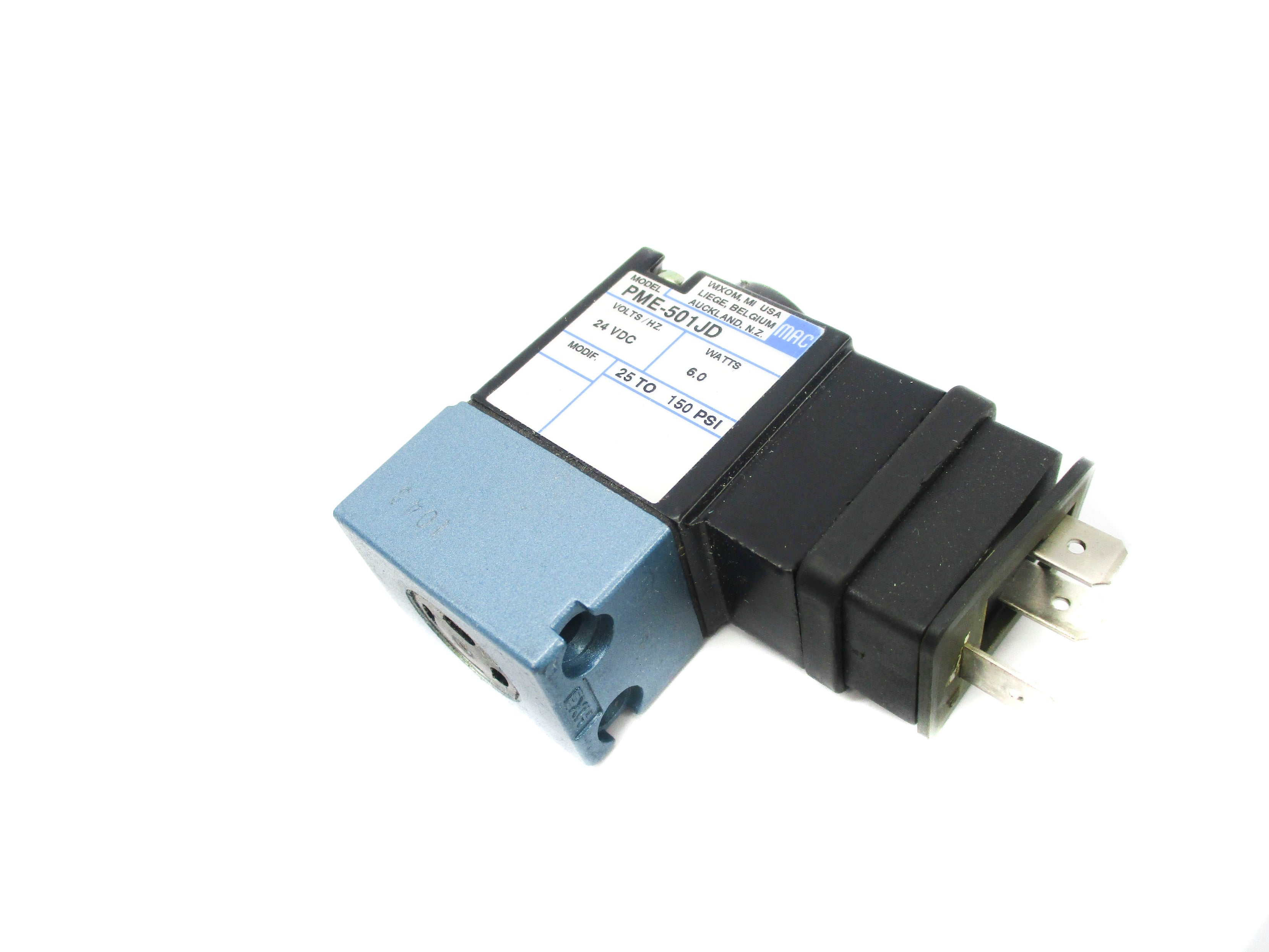 MAC PME-501JD 24VDC 25-150PSI NSMP