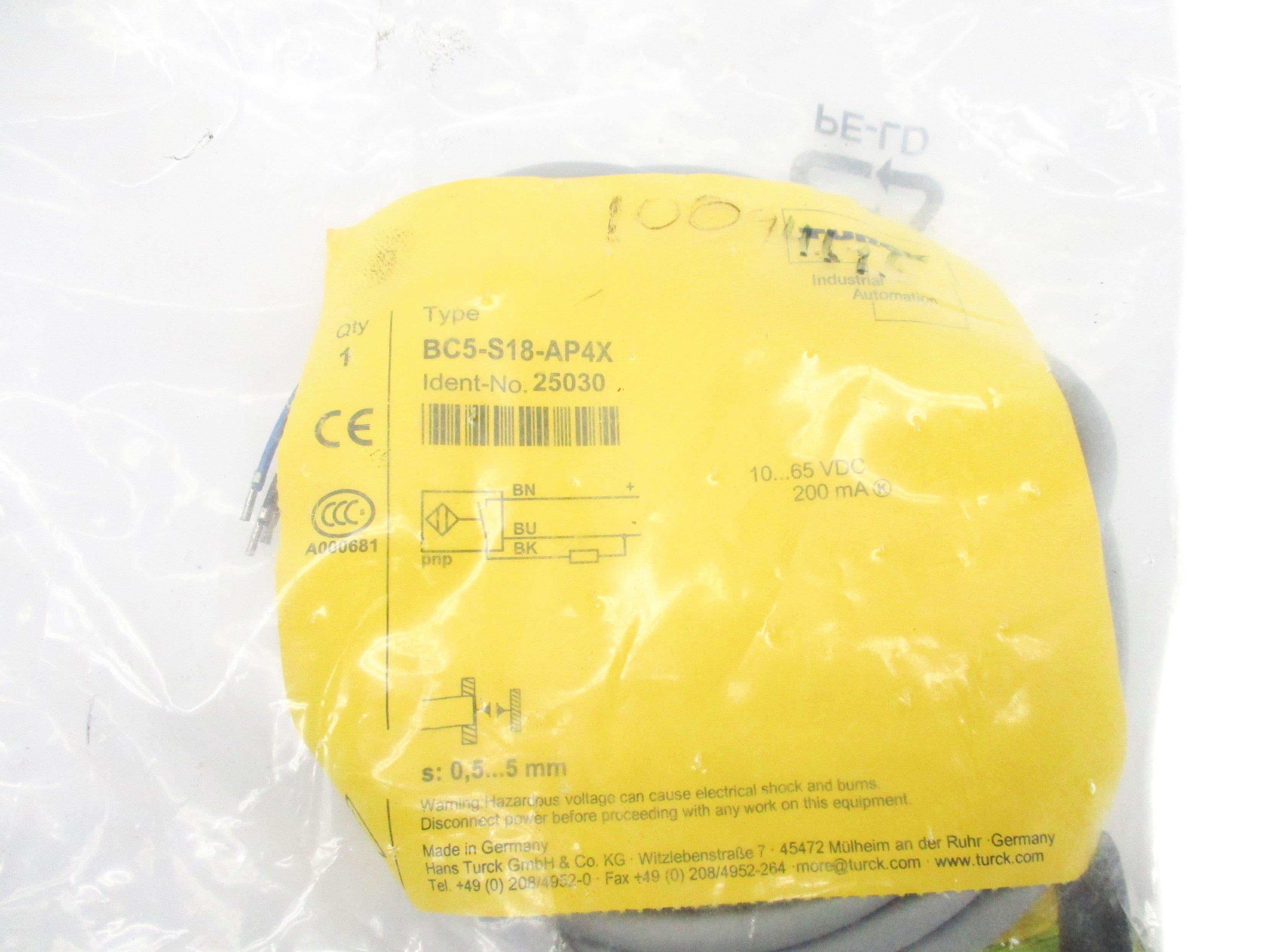TURCK BC5-S18-AP4X 25030 10-65VDC NSMP