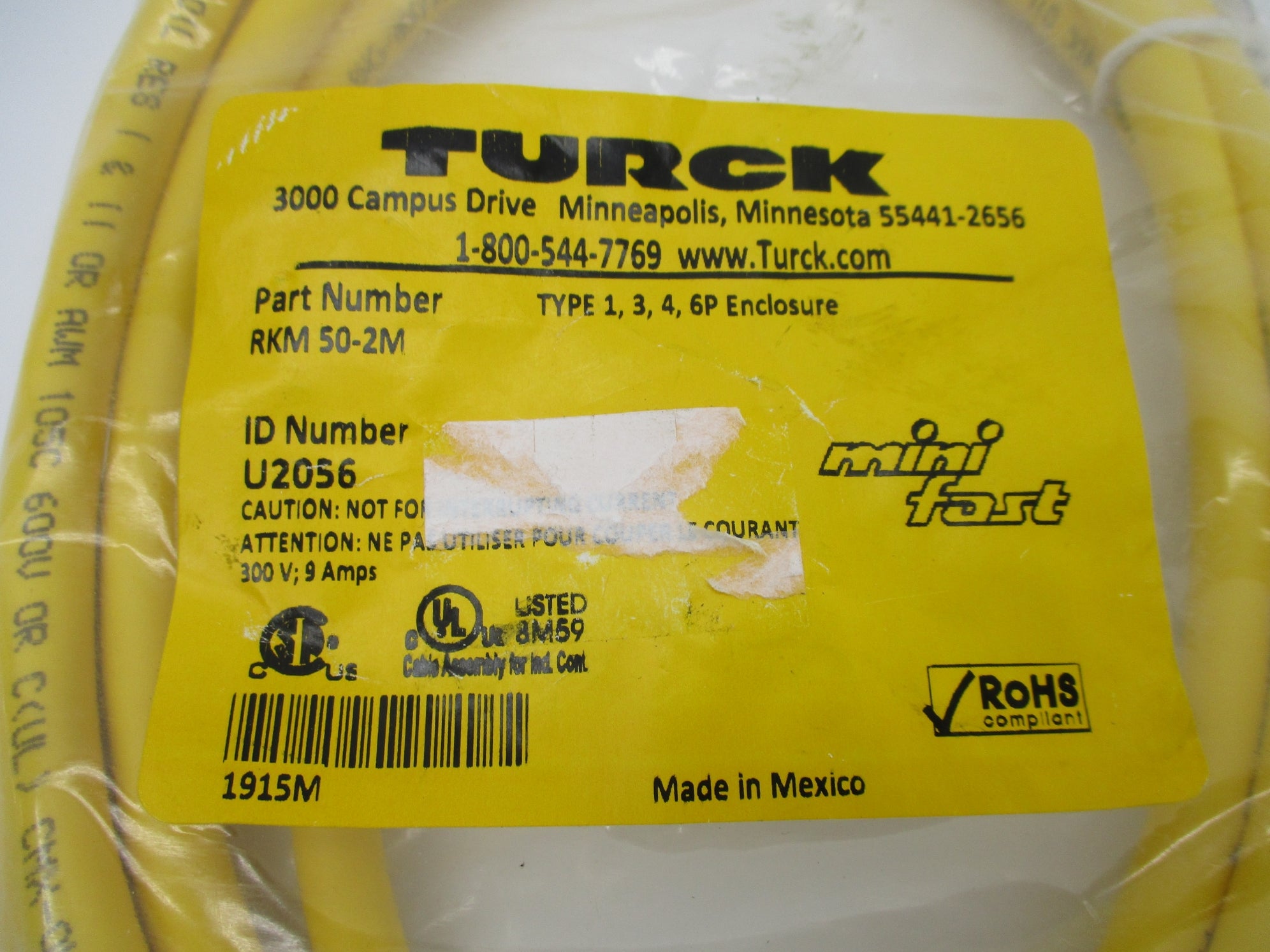 TURCK RKM50-2M NSMP