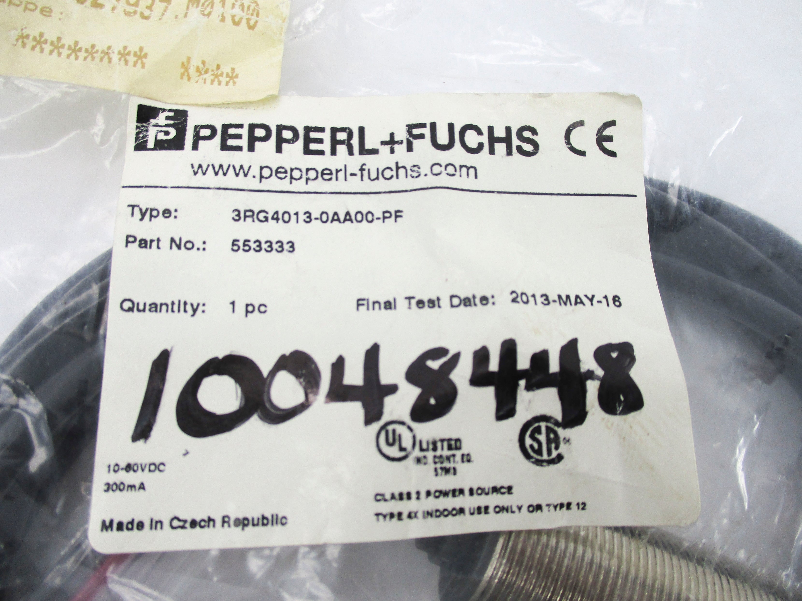 PEPPERL + FUCHS 3RG4013-0AA00-PF NSMP