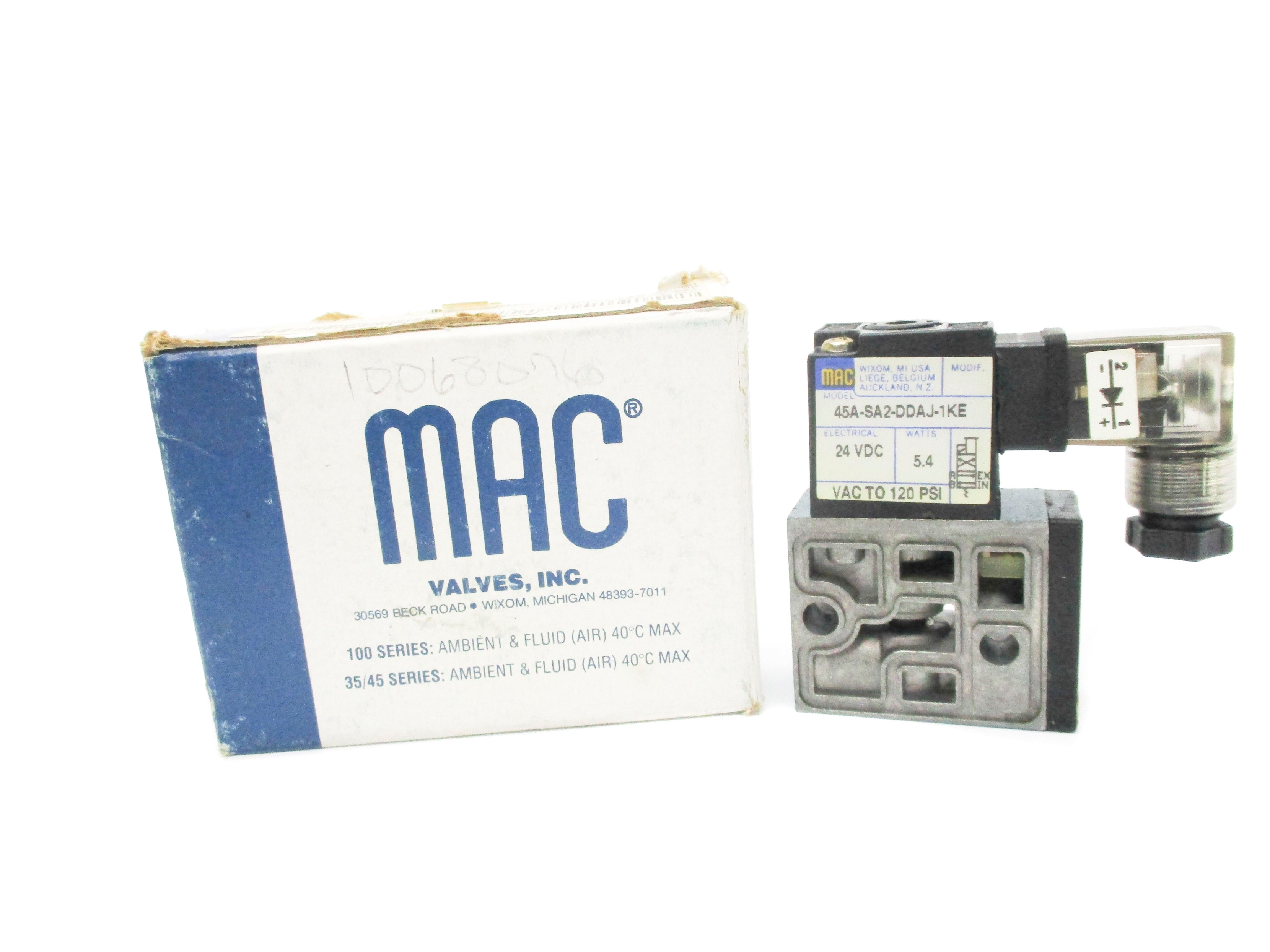 MAC 45A-SA2-DDAJ-1KE 24VDC 120PSI NSMP