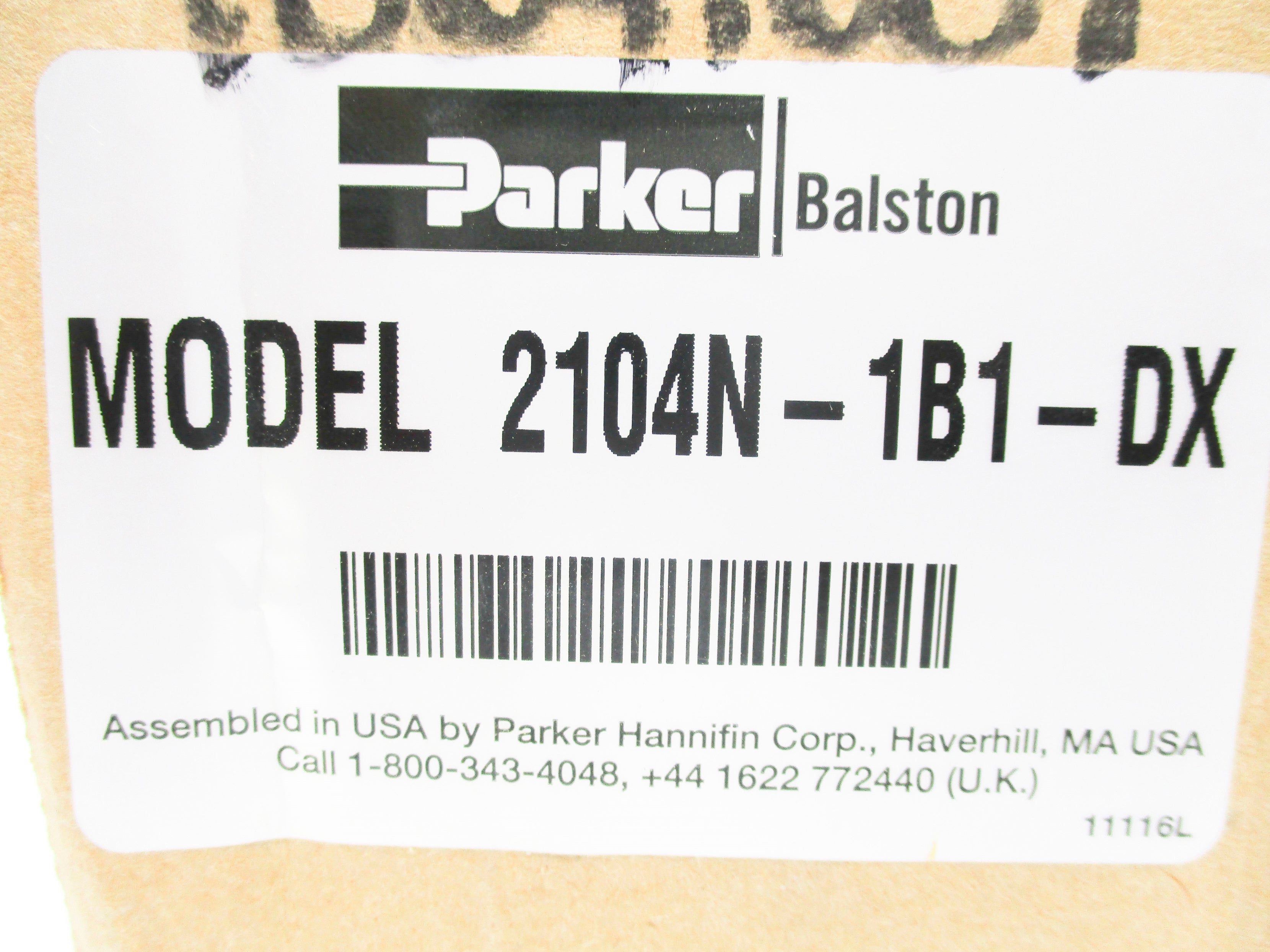 PARKER 2104N-1B1-DX 250PSI NSMP