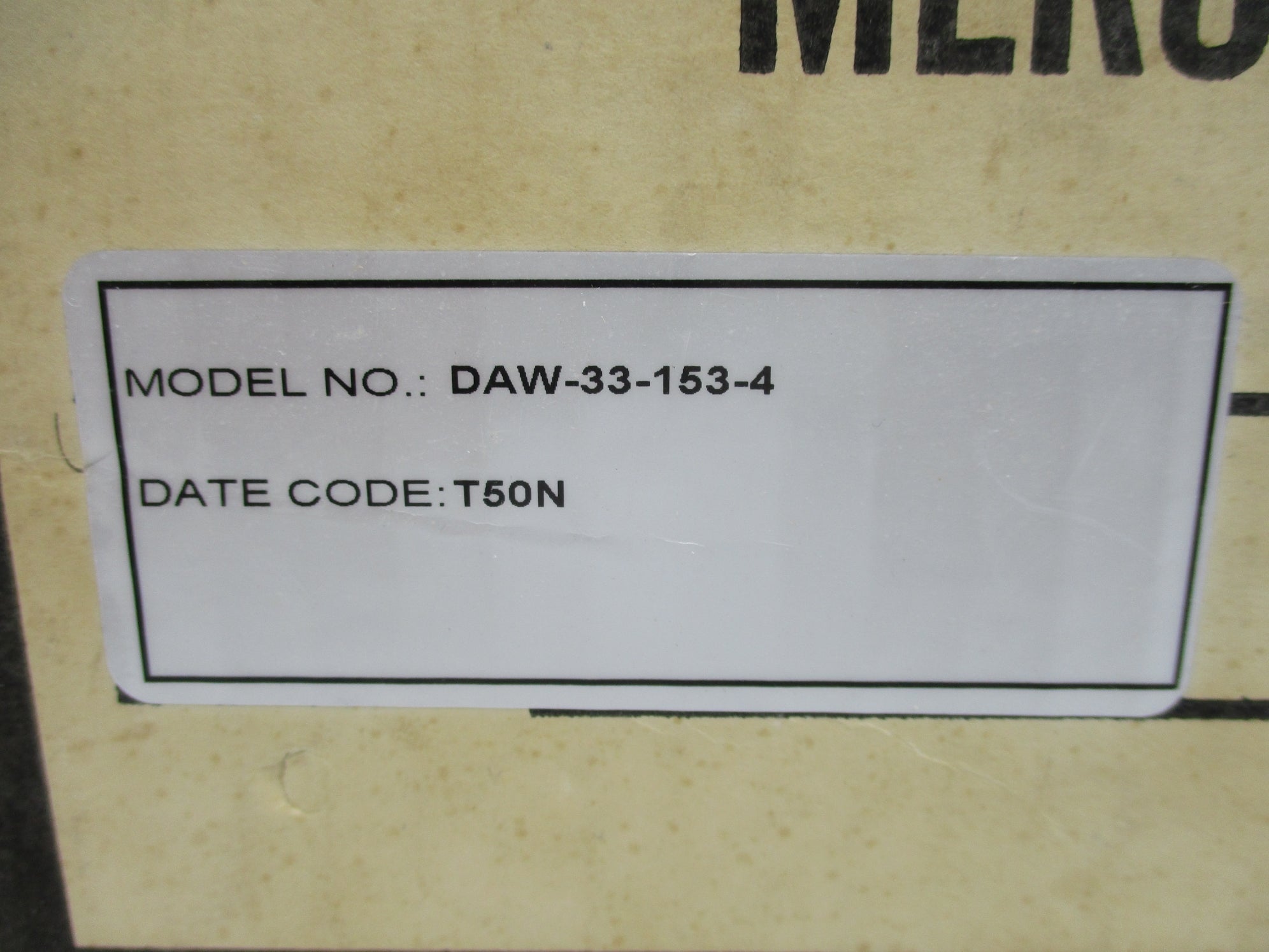 MERCOID DAW-33-153-4 NSMP
