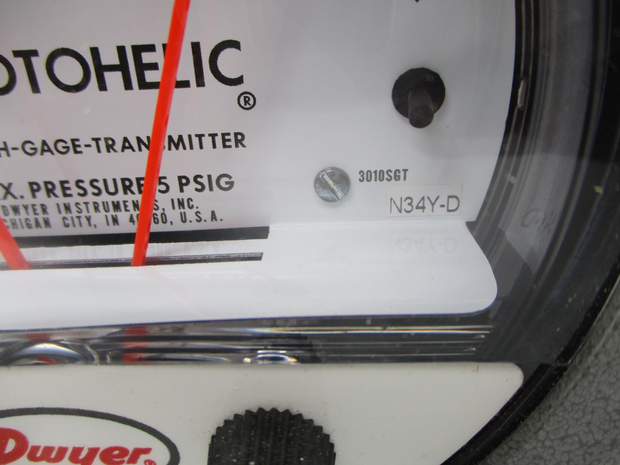 DWYER 3010SGT 0-10IN NSNP