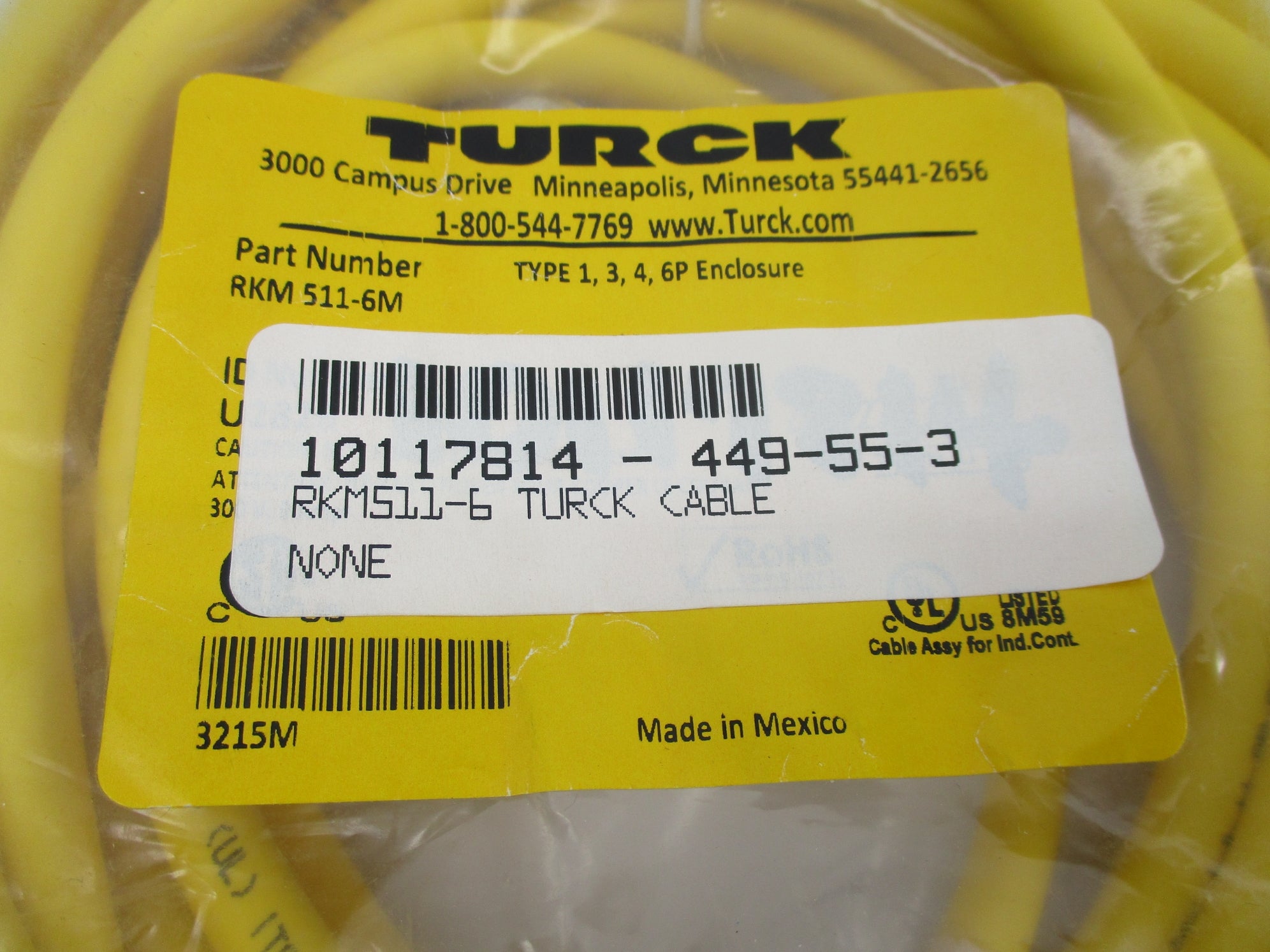 TURCK RKM511-6M NSMP