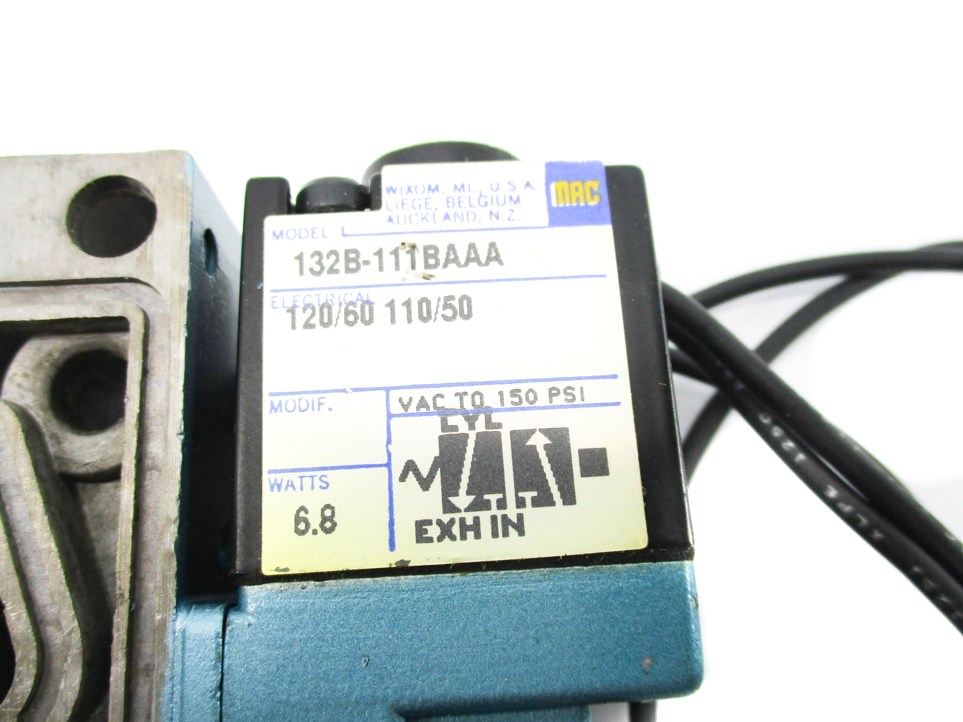 MAC 132B-111BAAA 120V 150PSI NSNP