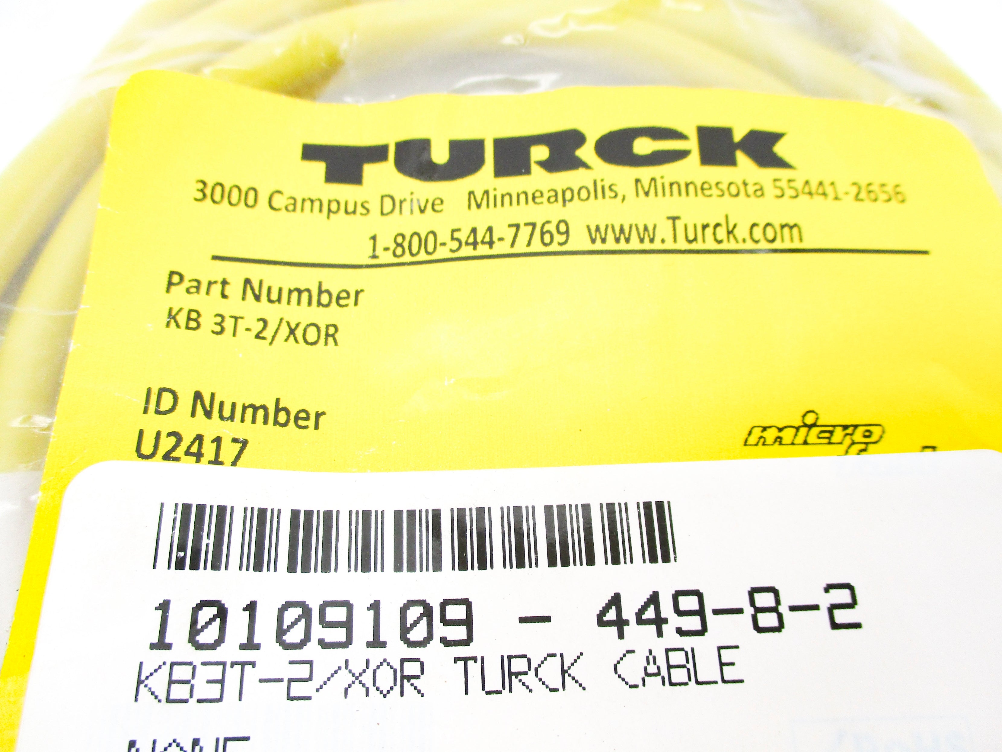 TURCK KB3T-2/XOR NSMP