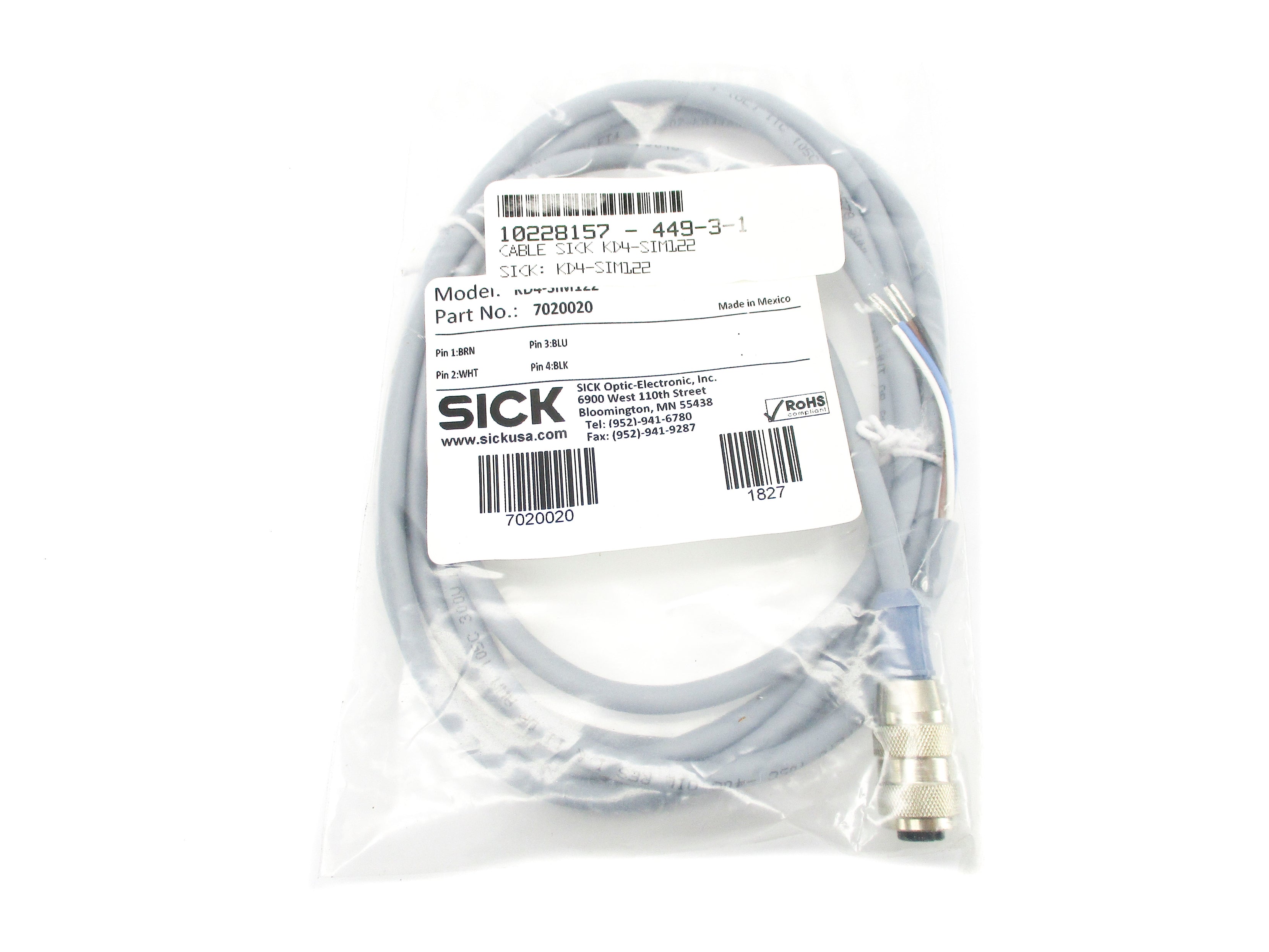 SICK KD4-SIM122 7020020 NSMP