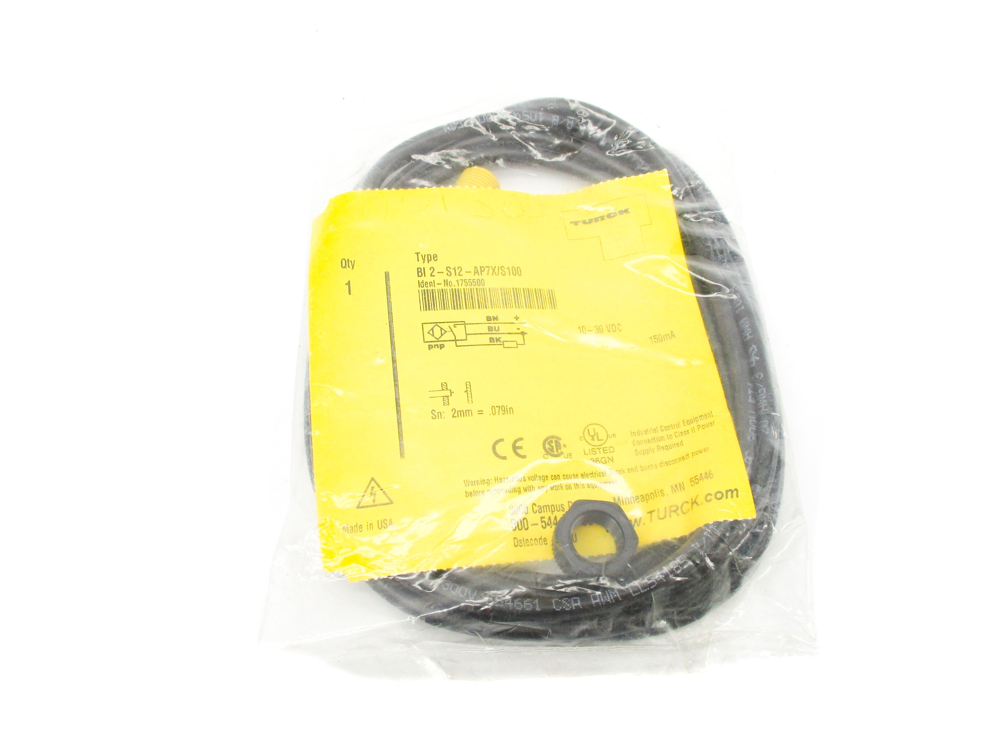 TURCK BI2-S12-AP7X/S100 NSMP