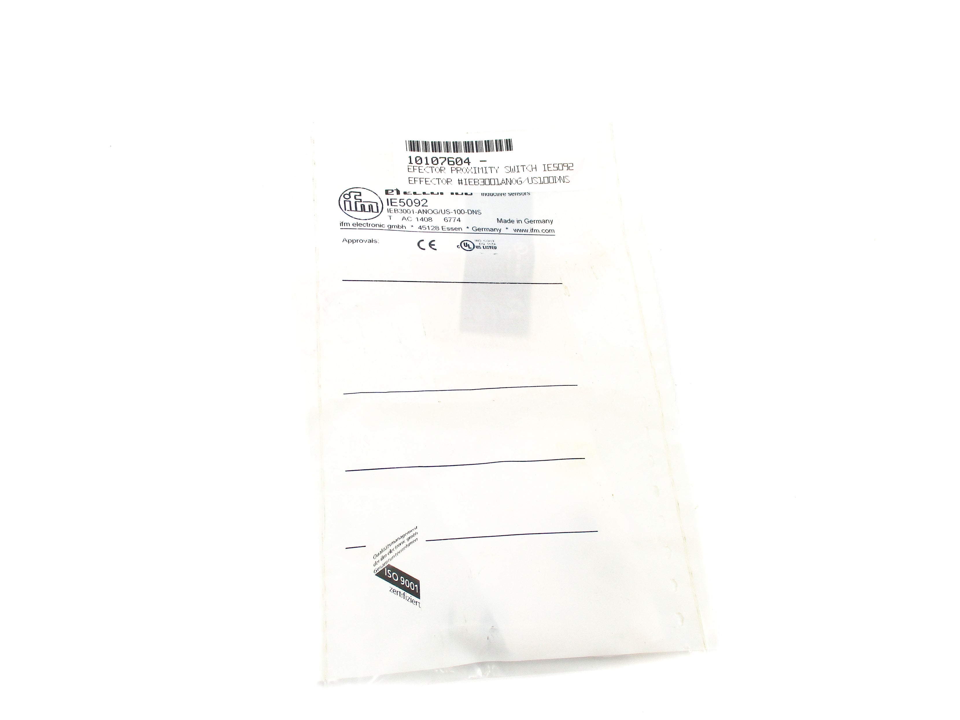 IFM EFECTOR IE5092 NSMP