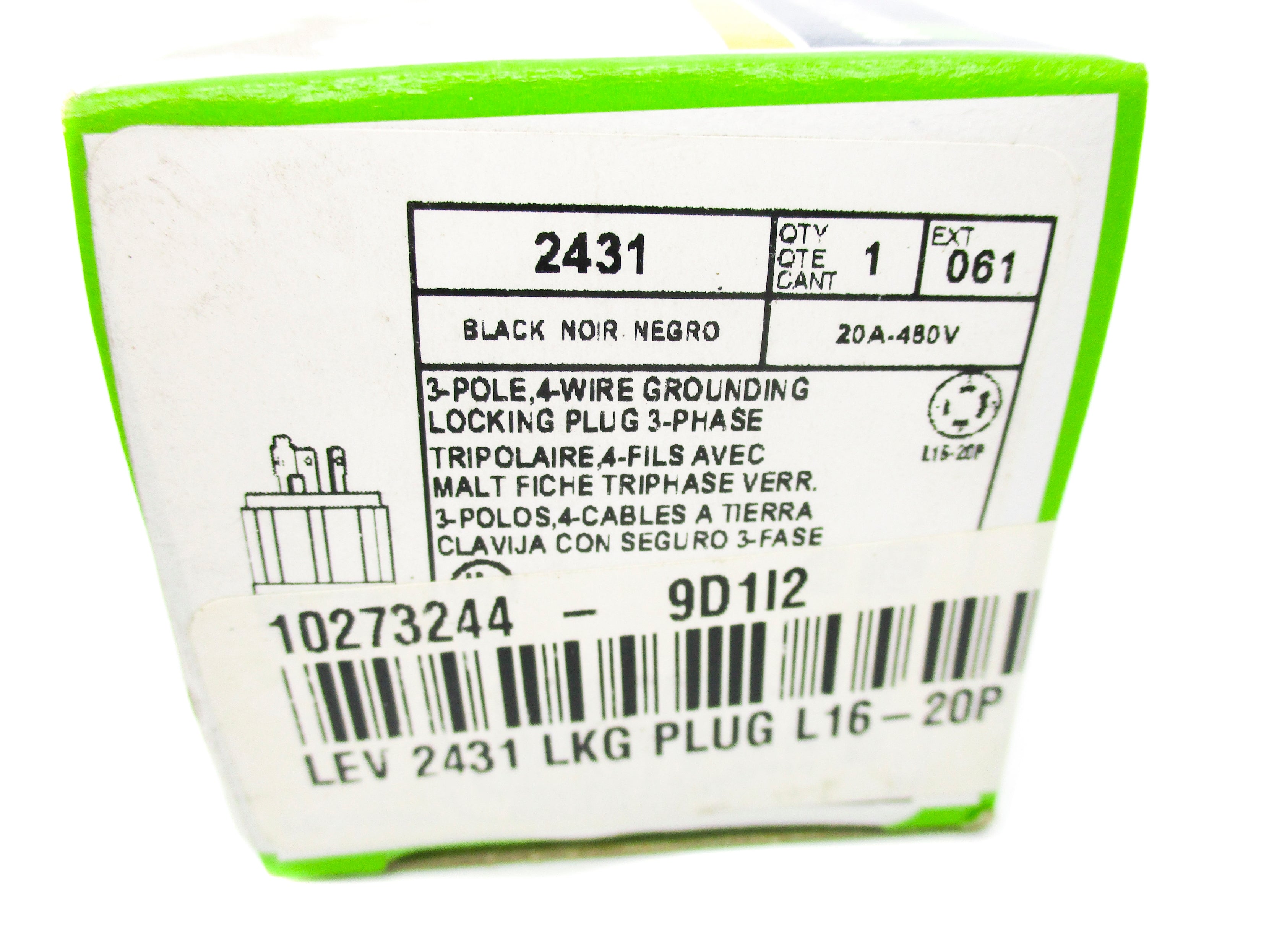 LEVITON 2431 480V 20A NSMP