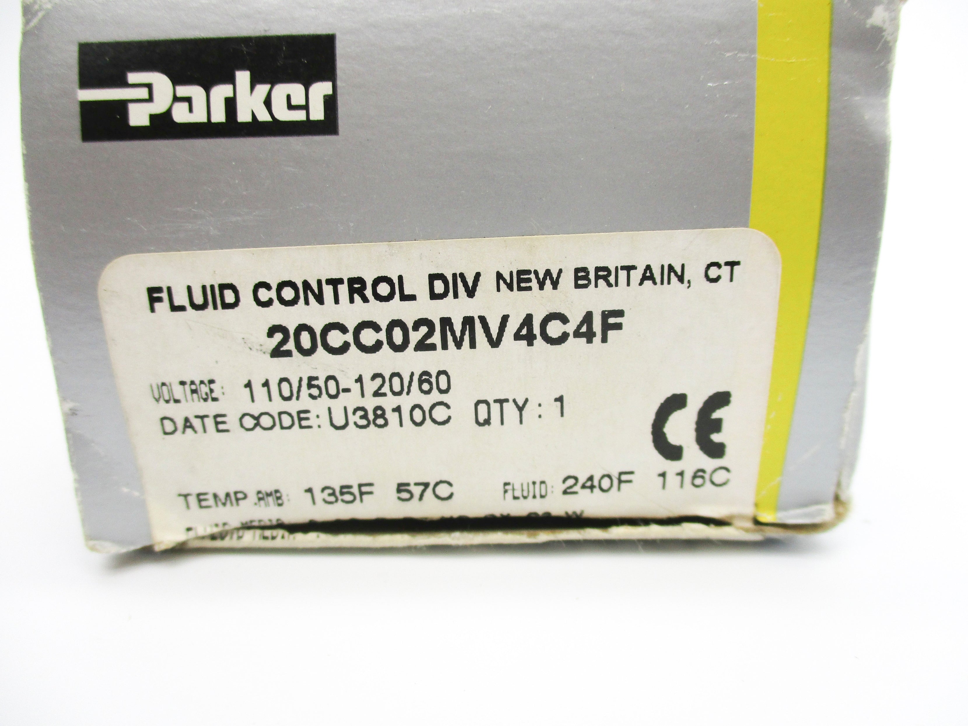 PARKER 20CC02MV4C4F 120V 245PSI NSMP