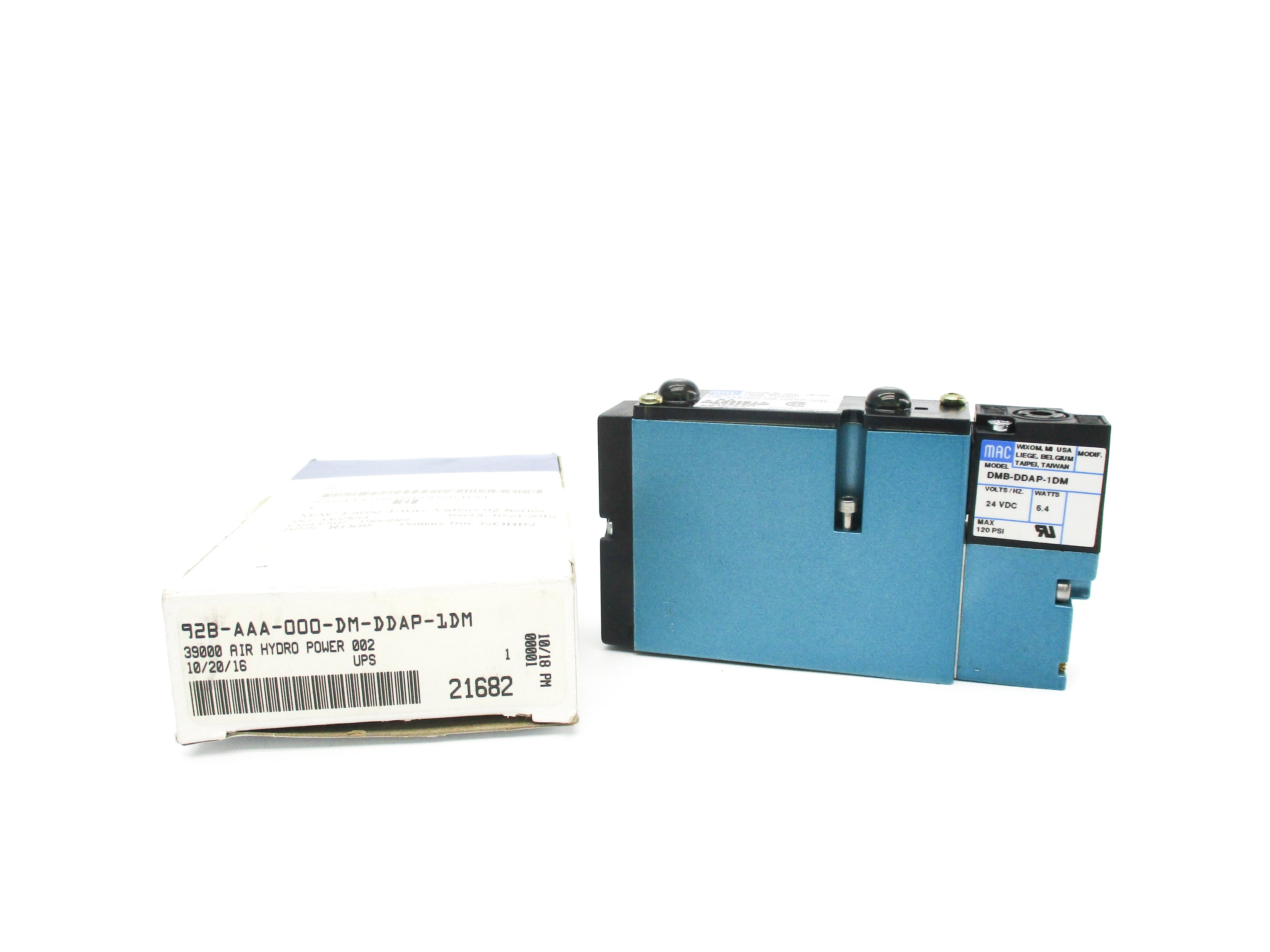 MAC 92B-AAA-000-DM-DDAP-1DM 24VDC 20-120PSI NSMP