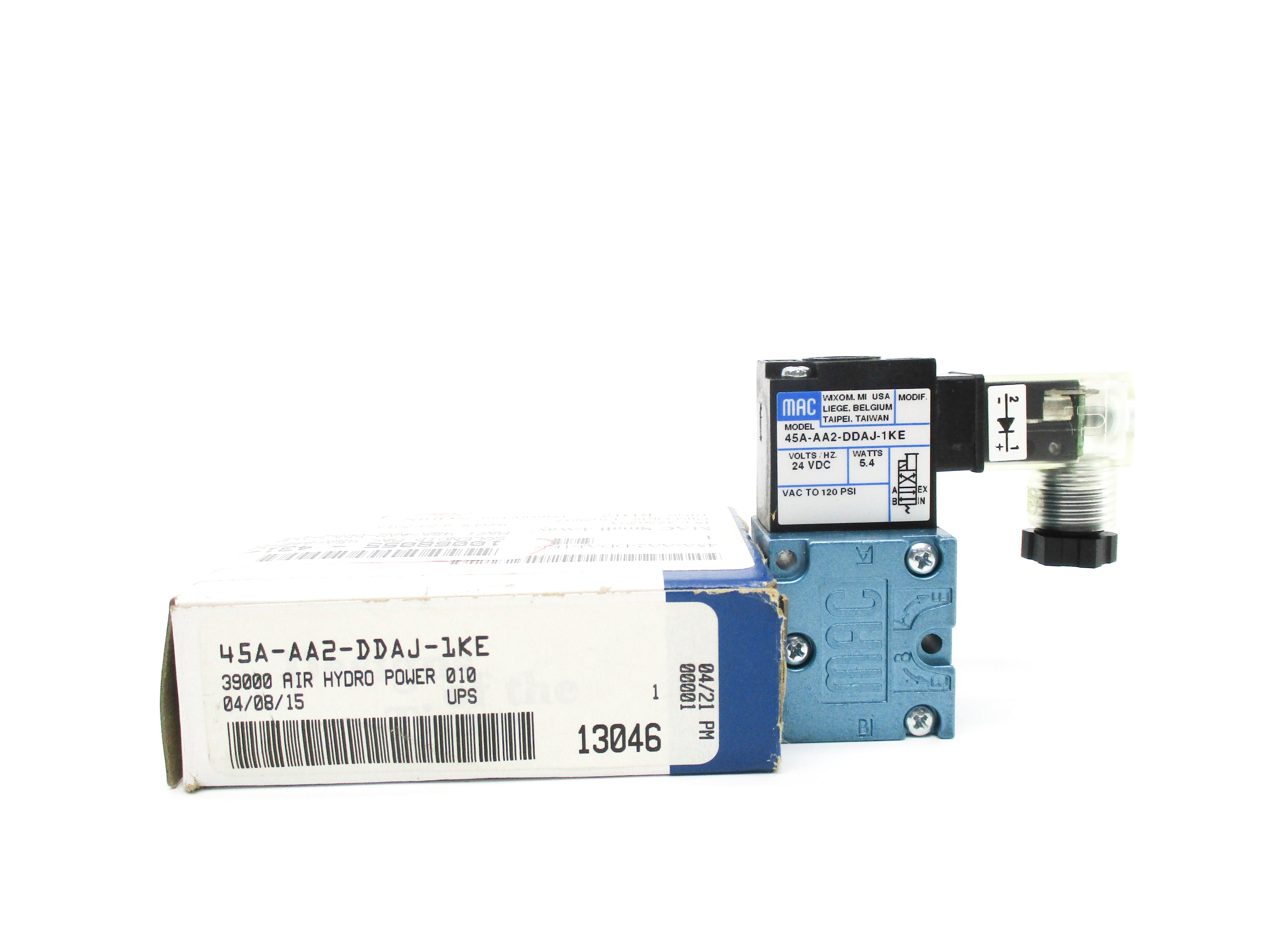 MAC 45A-AA2-DDAJ-1KE 24VDC 120PSI NSMP