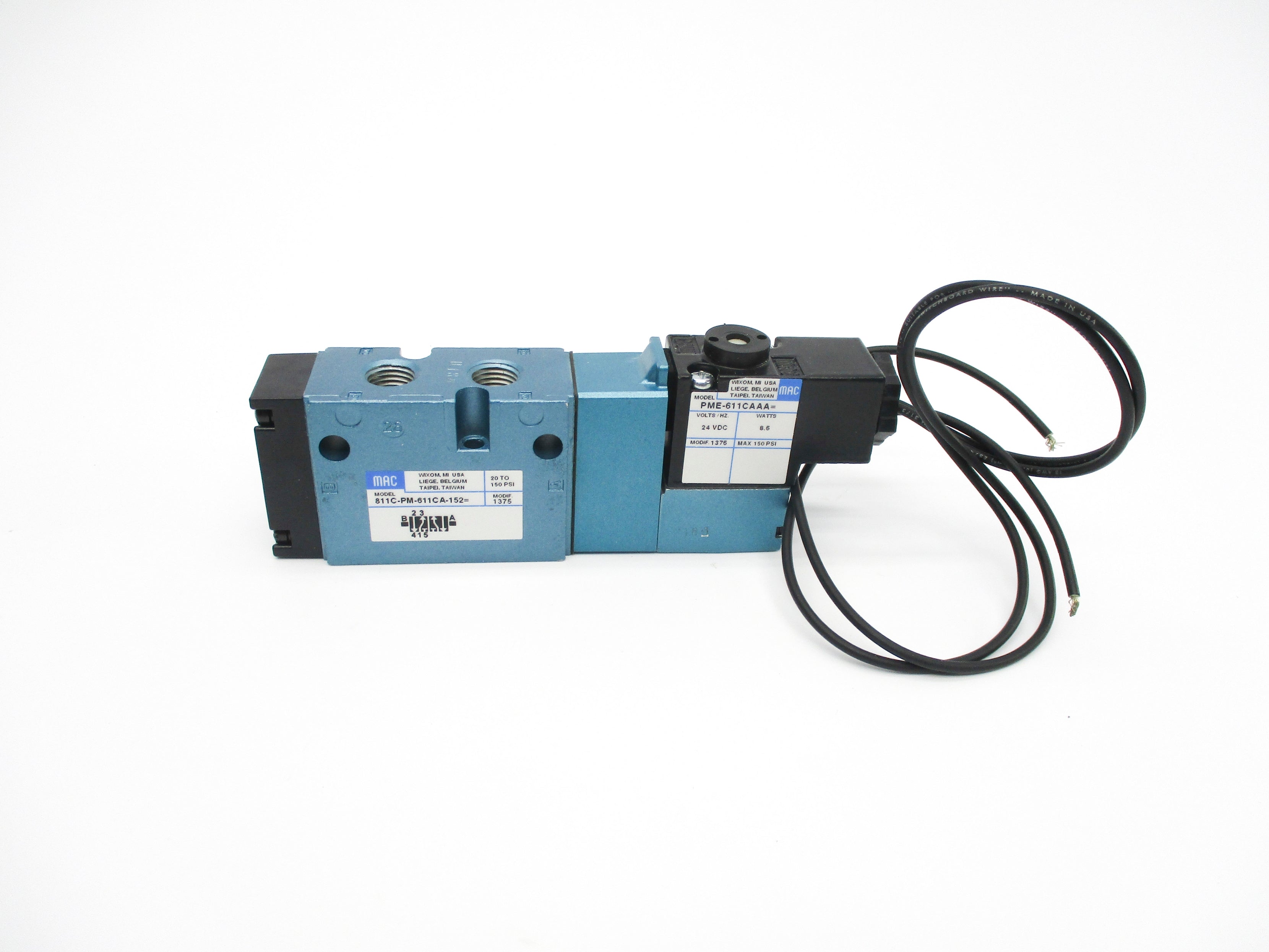 MAC 811C-PM-611CA-152 24VDC 20-150PSI NSMP