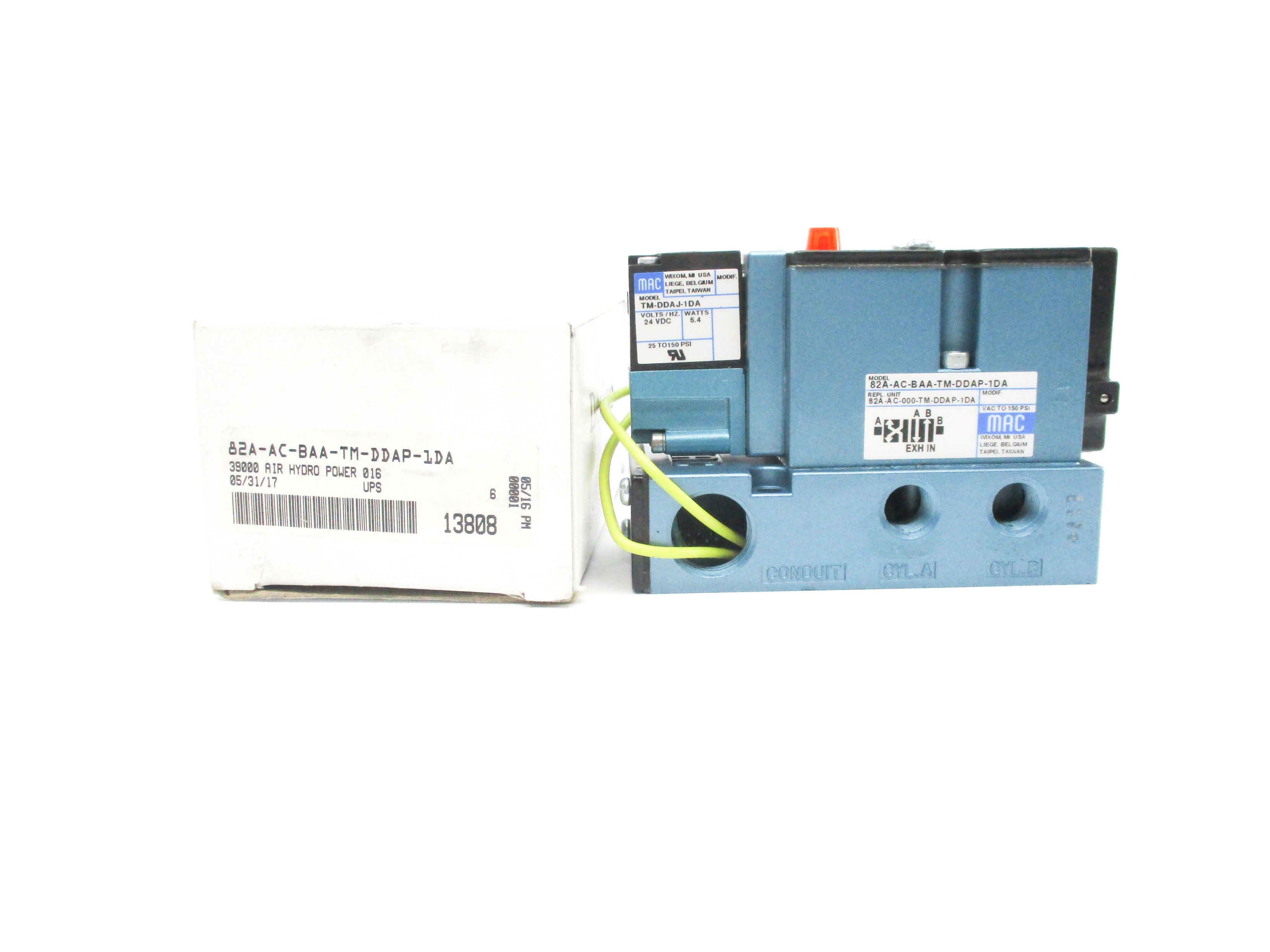 MAC 82A-AC-BAA-TM-DDAP-1DA 24VDC 25-150PSI NSMP