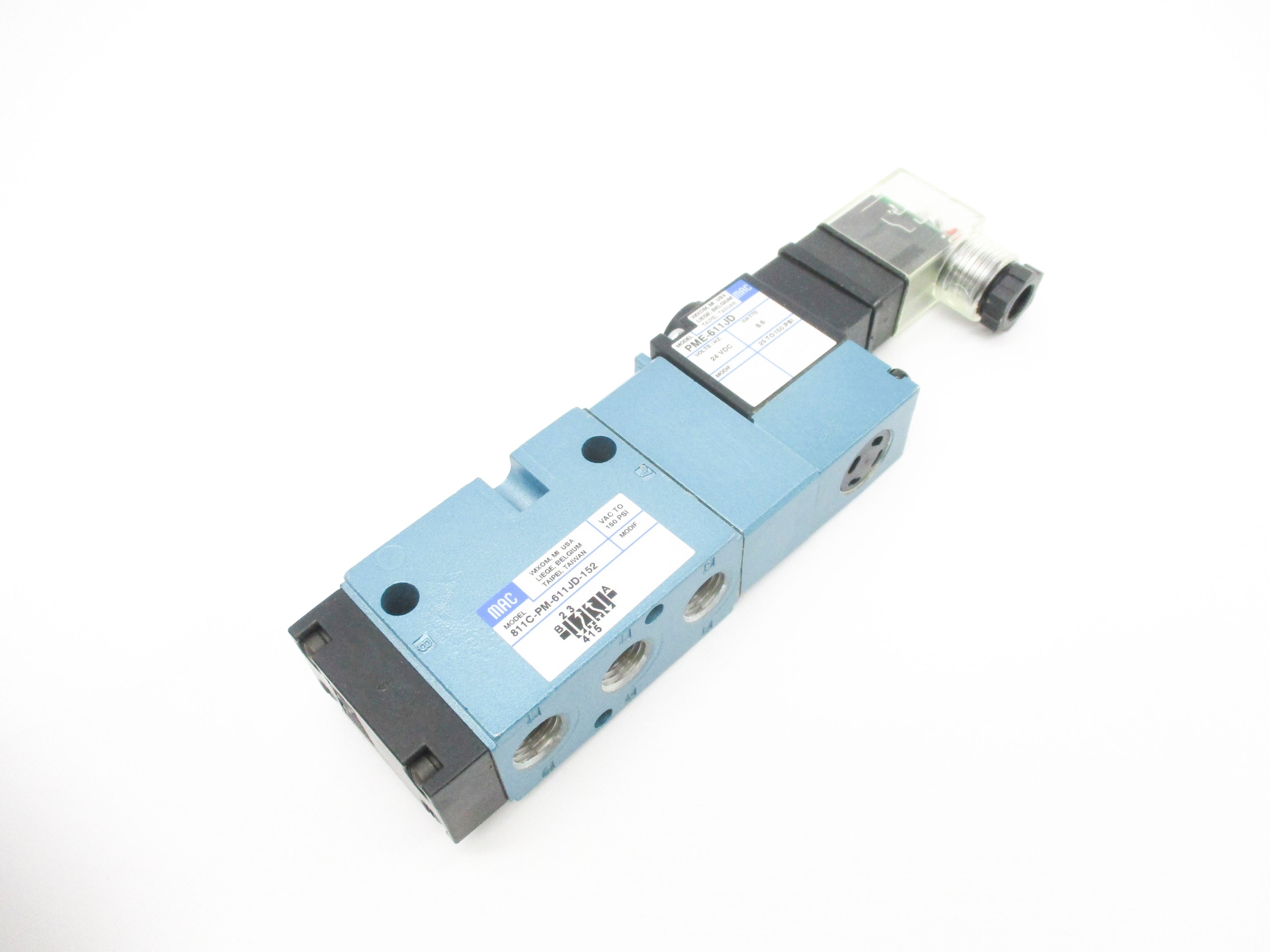 MAC 811C-PM-611JD-152 24VDC 25-150PSI NSMP