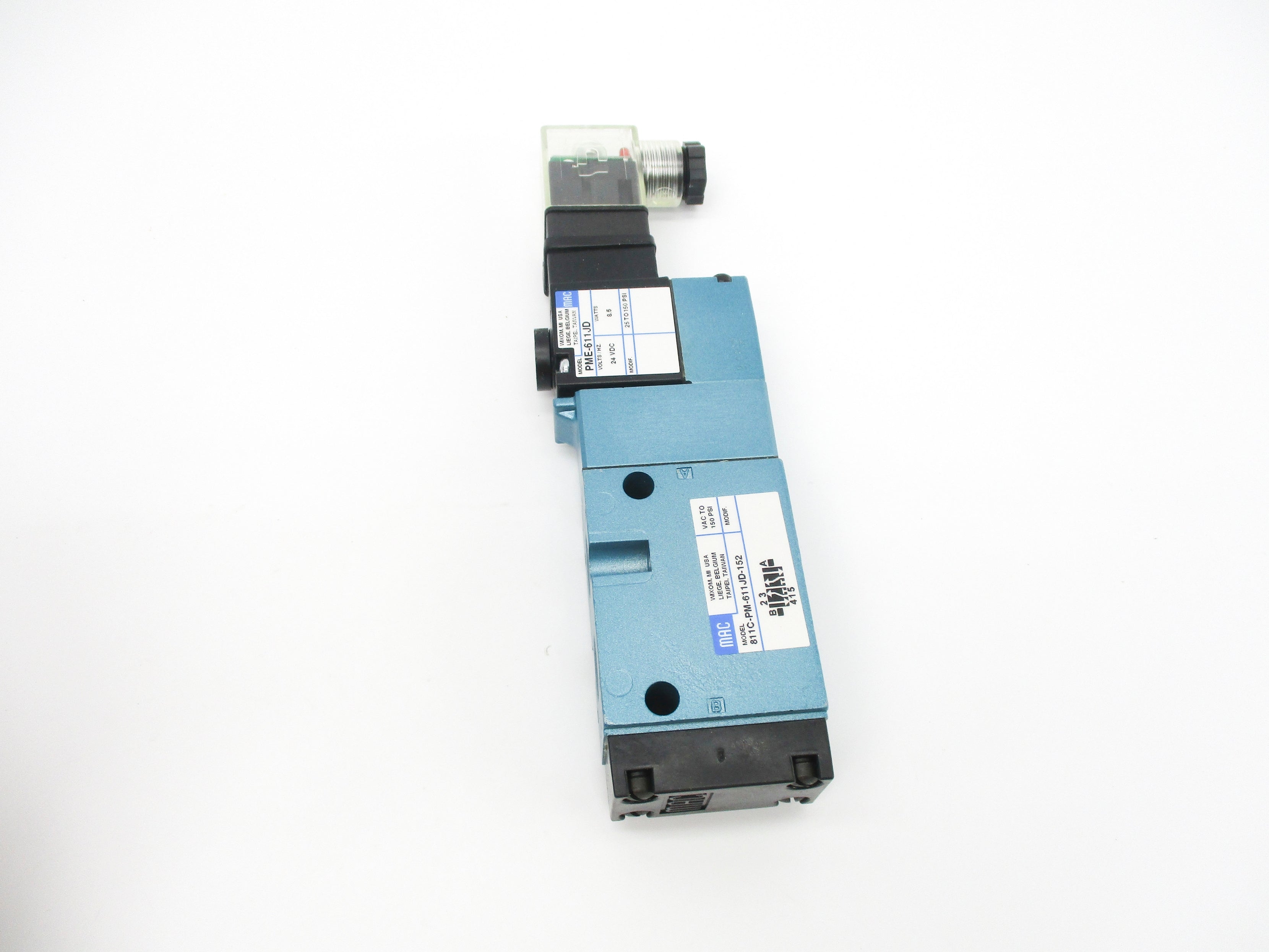 MAC 811C-PM-611JD-152 24VDC 25-150PSI NSMP