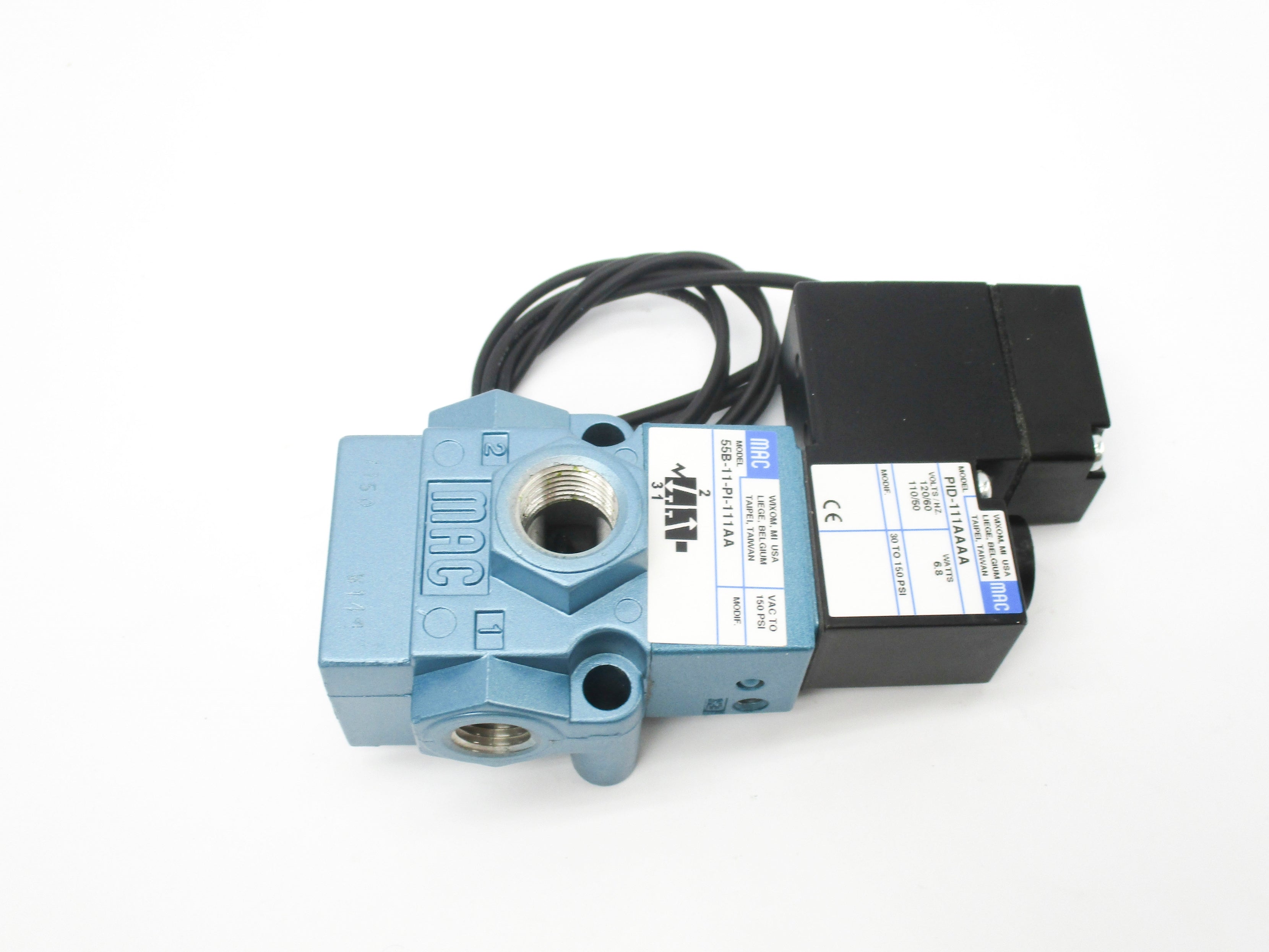 MAC 55B-11-PI-111AA 120/110V 30-150PSI NSMP