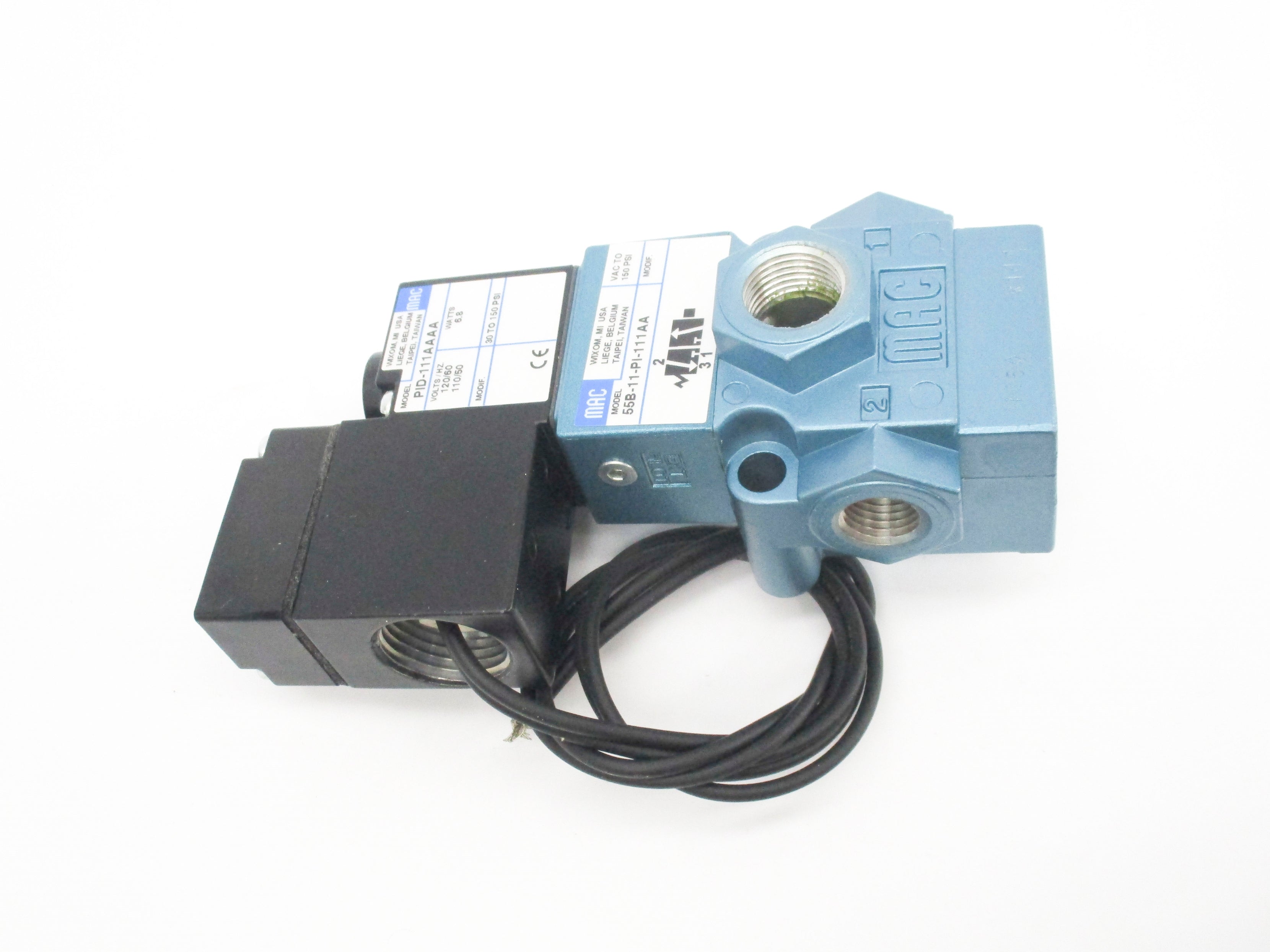 MAC 55B-11-PI-111AA 120/110V 30-150PSI NSMP