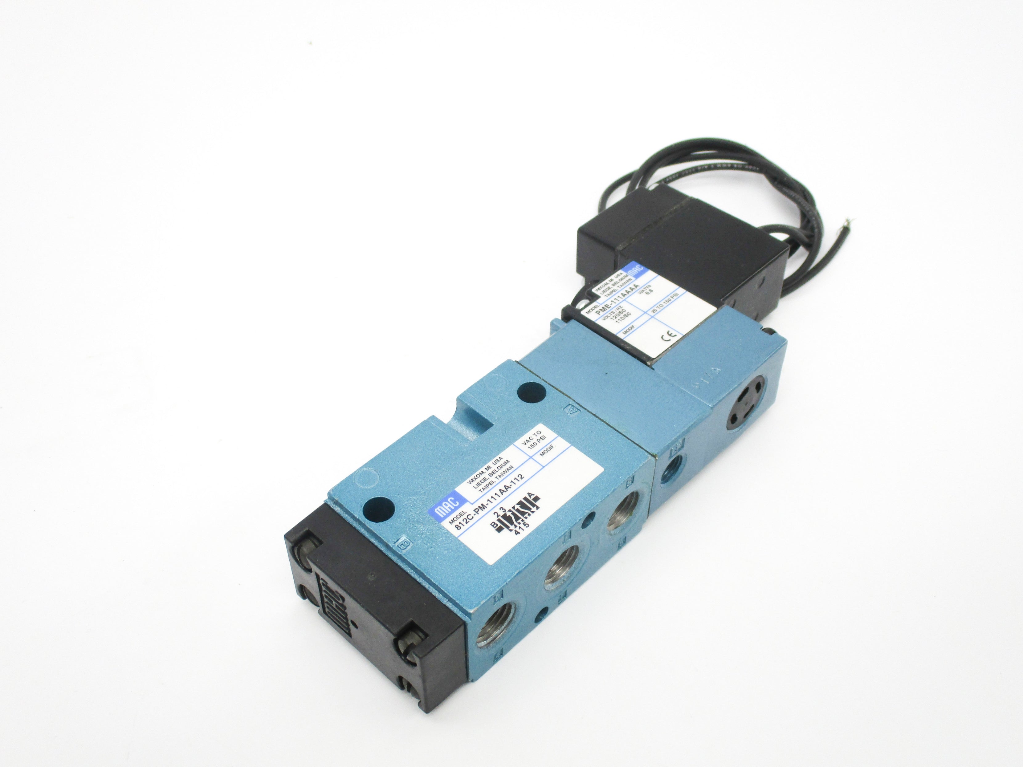 MAC 812C-PM-111AA-112 120/100V 25-150PSI NSMP