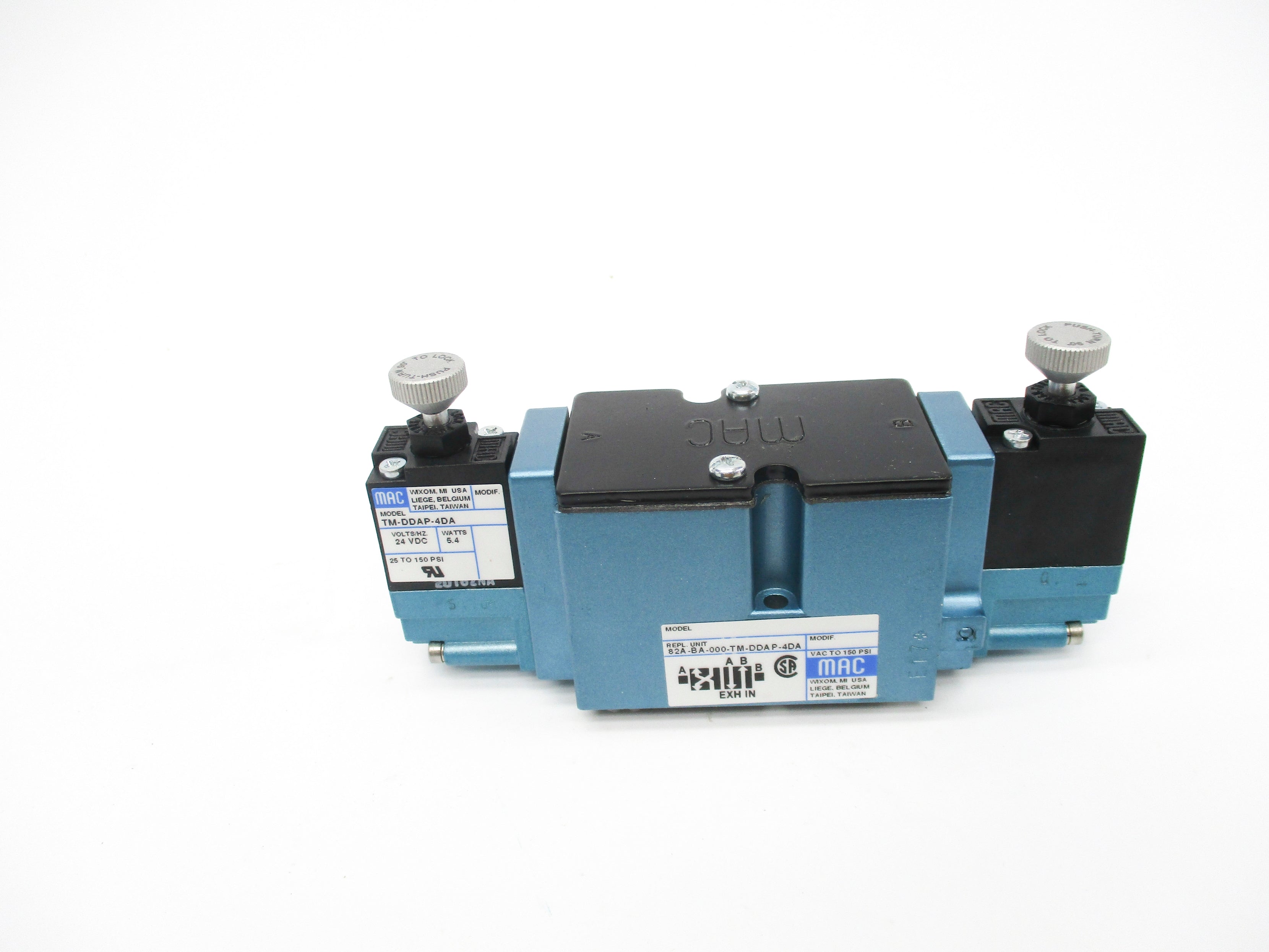 MAC 82A-BA-000-TM-DDAP-4DA 24VDC 25-150PSI NSMP