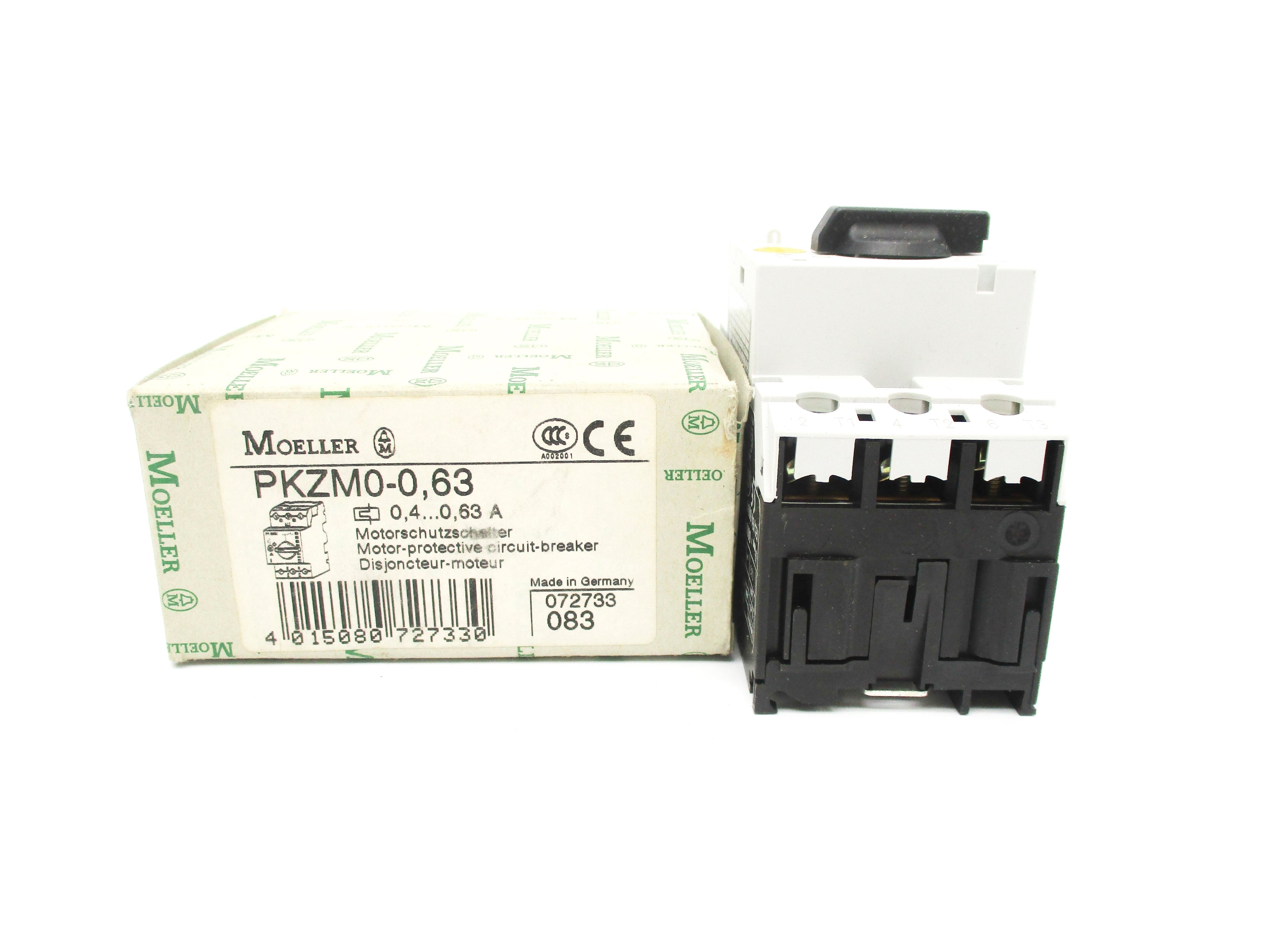 KLOCKNER MOELLER PKZM0-0,63 6000V 0.4-0.63A NSMP
