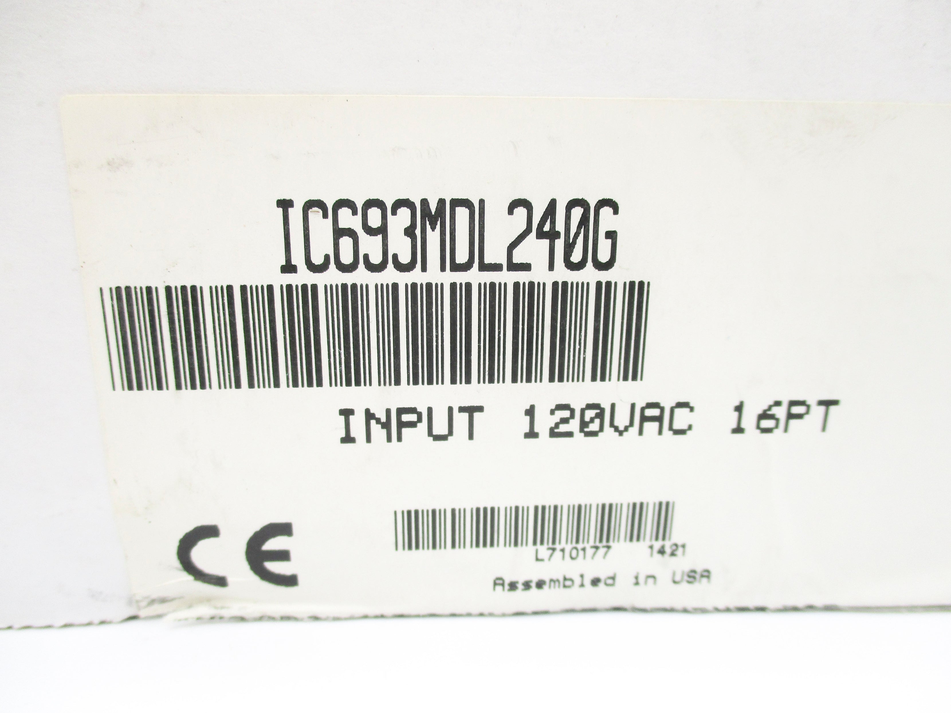 GENERAL ELECTRIC IC693MDL240G NSMP