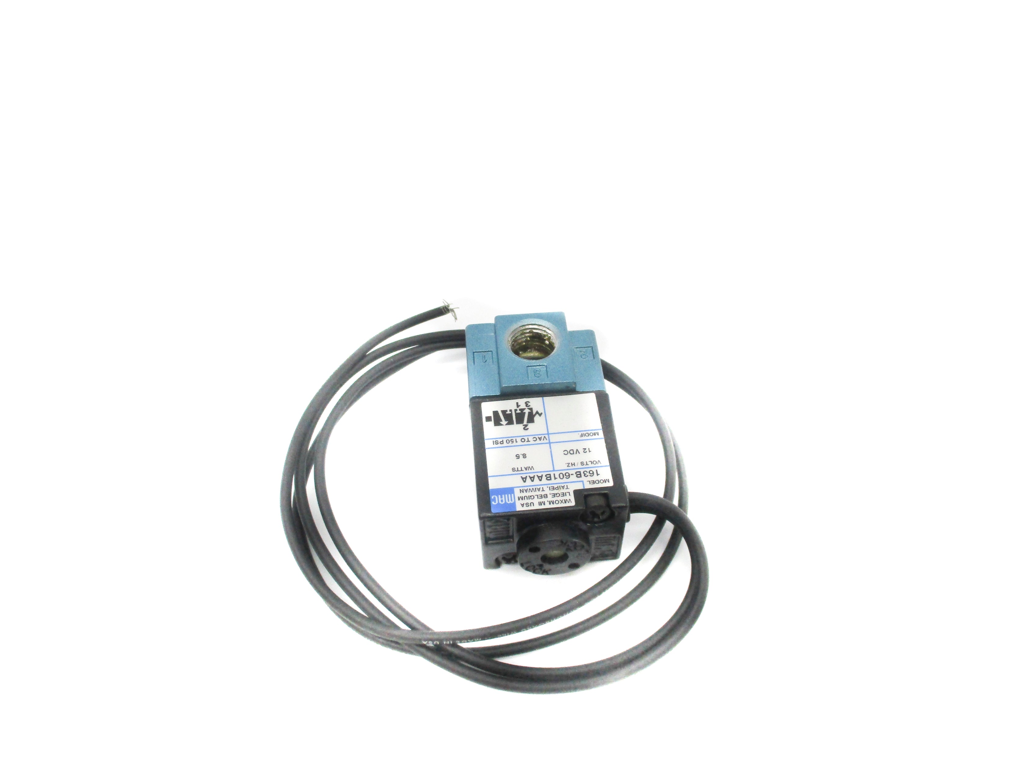 MAC 163B-601BAAA 12VDC 150PSI NSNP