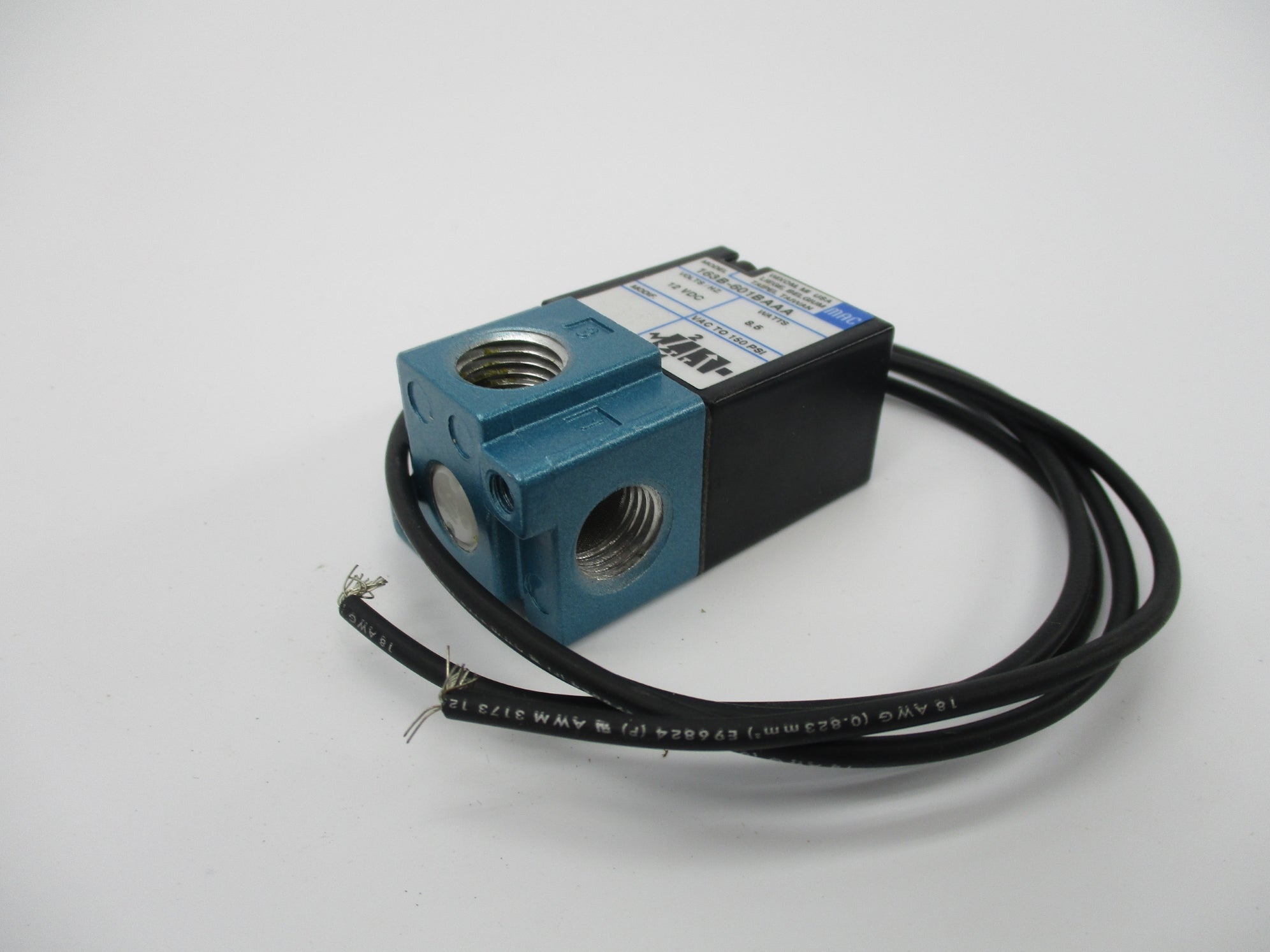 MAC 163B-601BAAA 12VDC 150PSI NSNP